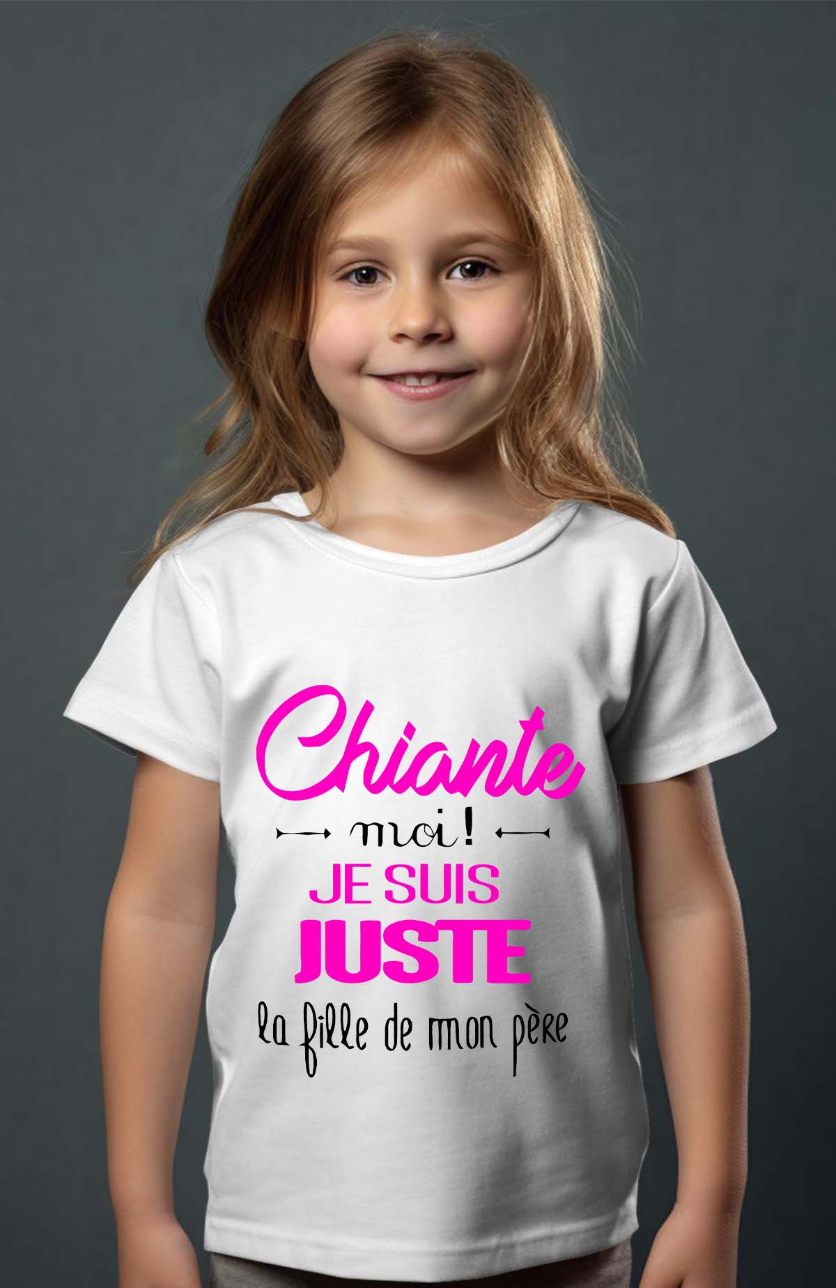 Wholesaler I.A.L.D FRANCE - Chiante fille mon père - Girl's tee
