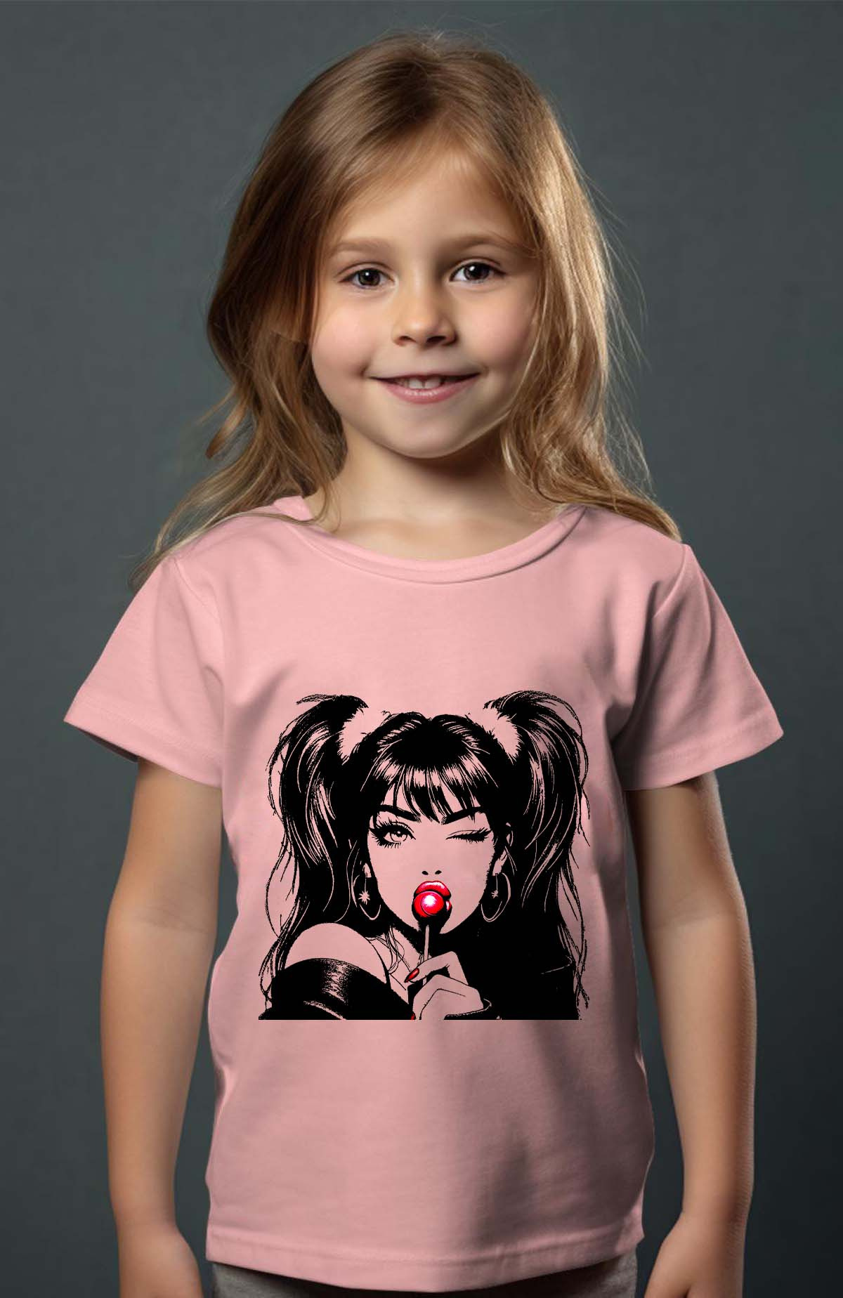 Wholesaler I.A.L.D FRANCE - Lollipop Girl - Girl's tee