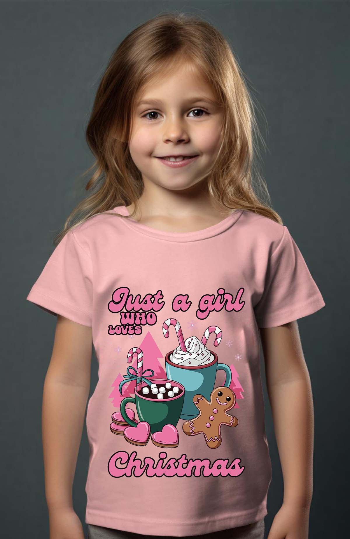 Wholesaler I.A.L.D FRANCE - Just a Girl Xmas - Girl's tee