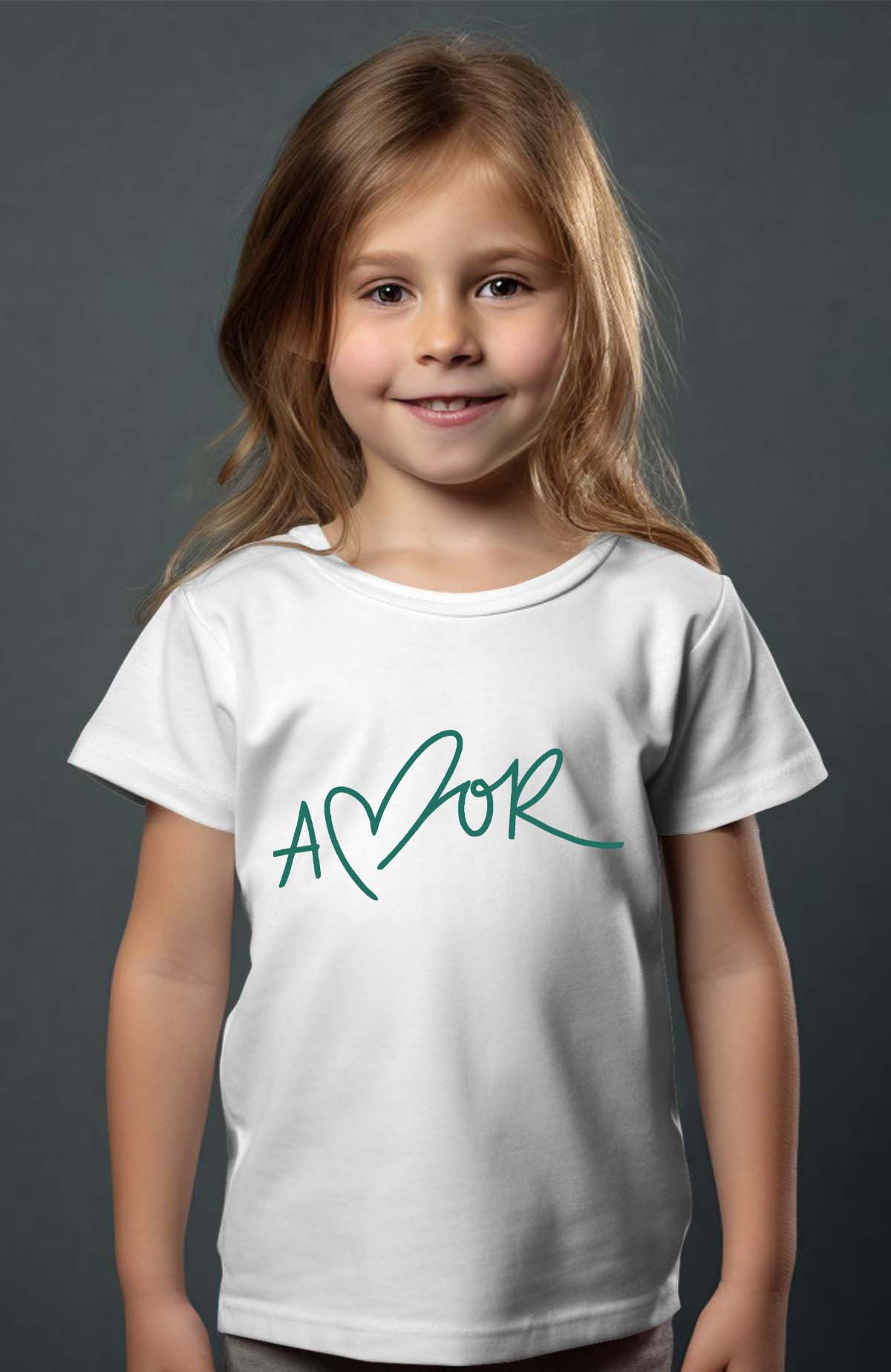 Grossiste I.A.L.D FRANCE - Amor fun color - T-shirt Fille
