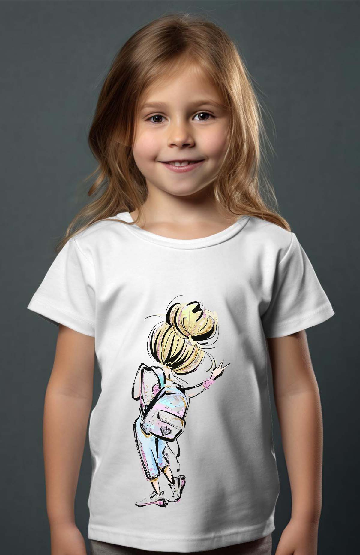 Grossiste I.A.L.D FRANCE - Blonde backpack - T-shirt Fille