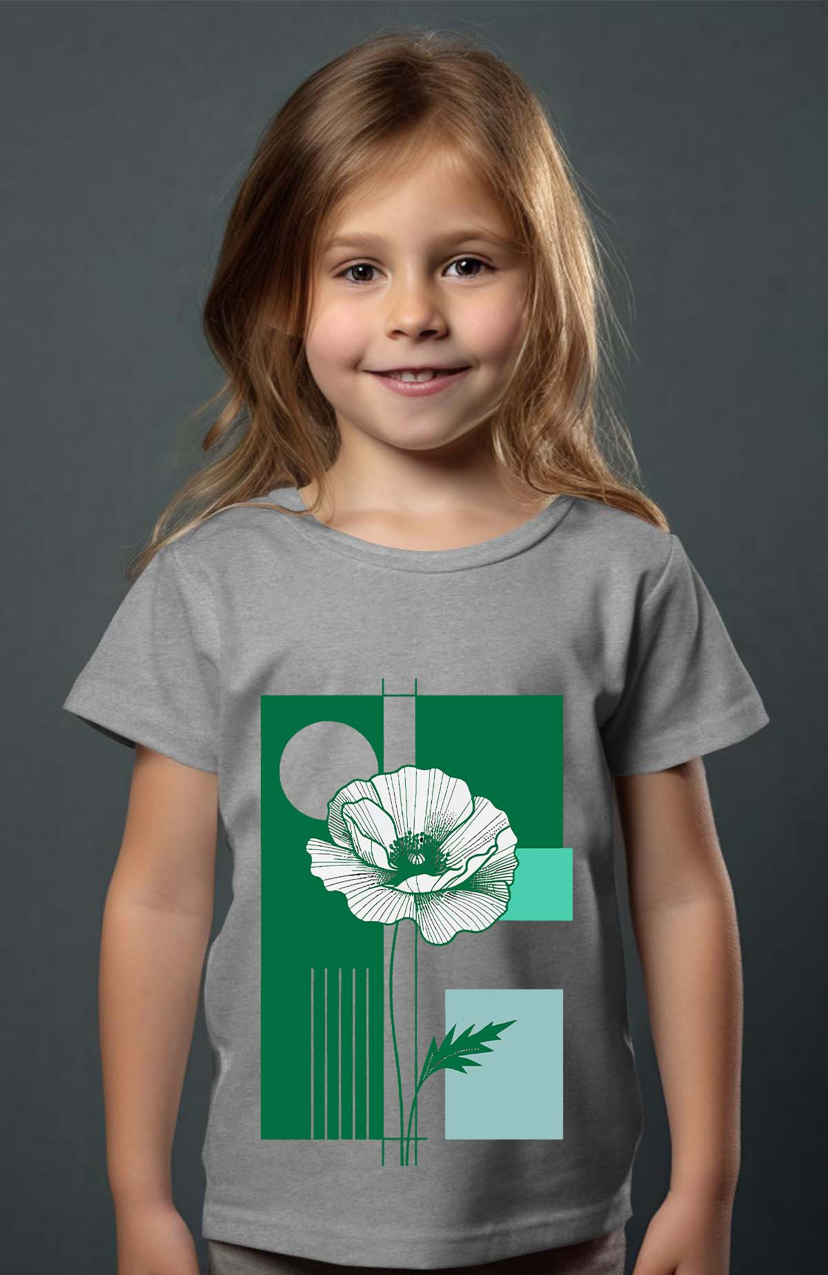 Grossiste I.A.L.D FRANCE - Flower style - T-shirt Fille