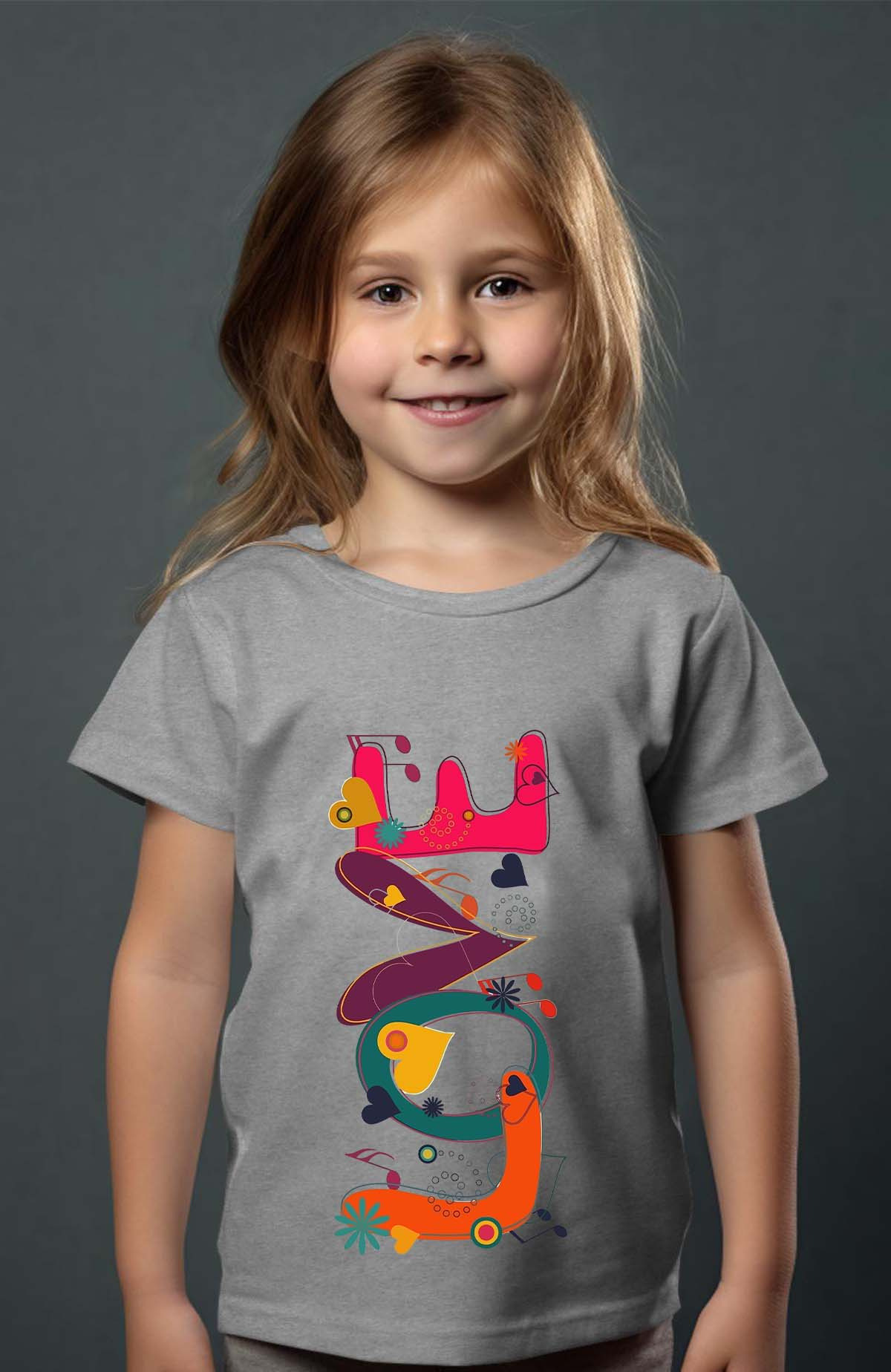Grossiste I.A.L.D FRANCE - Vertical love - T-shirt Fille