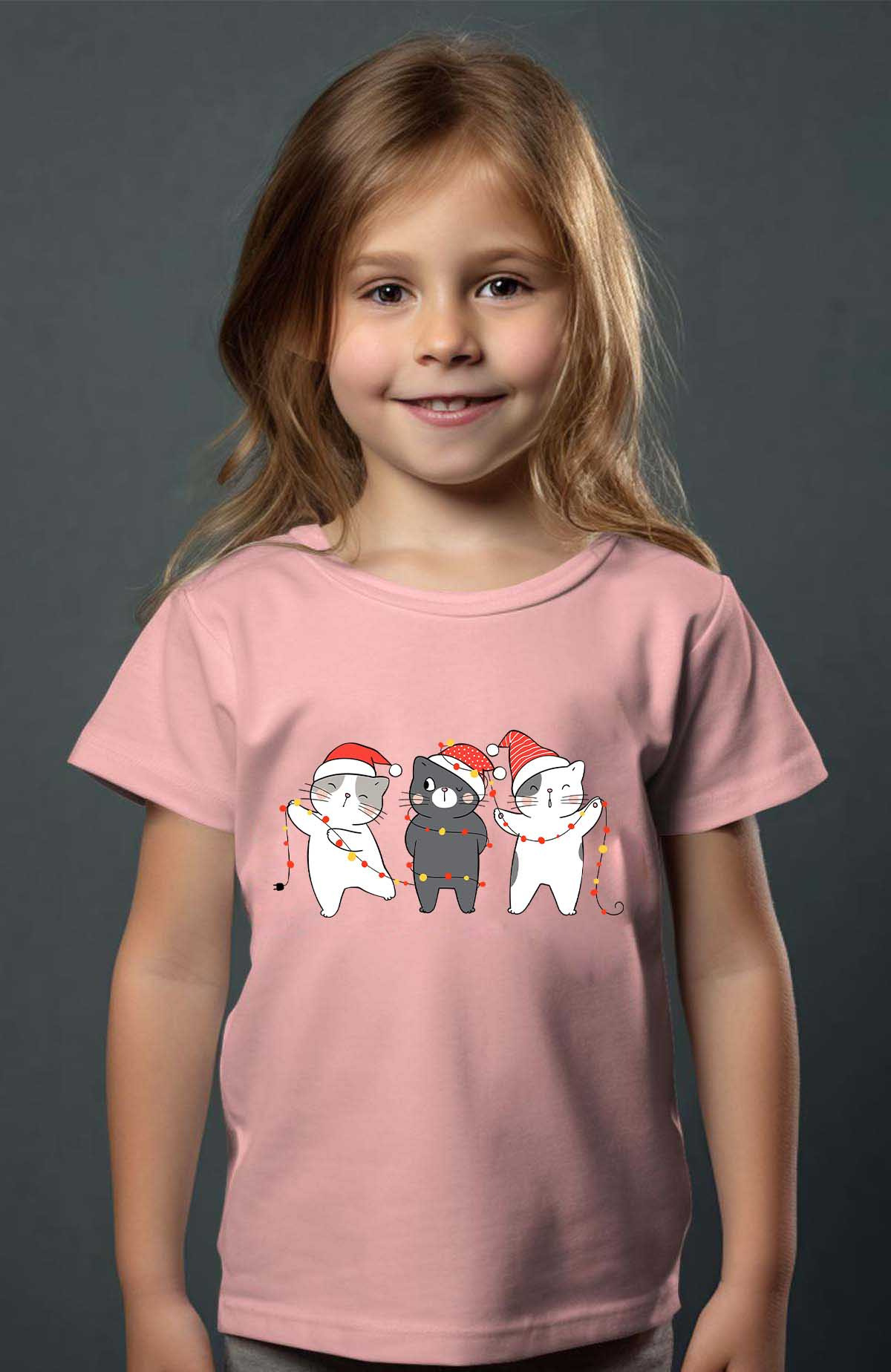 Grossiste I.A.L.D FRANCE - Catmas with light - T-shirt Fille
