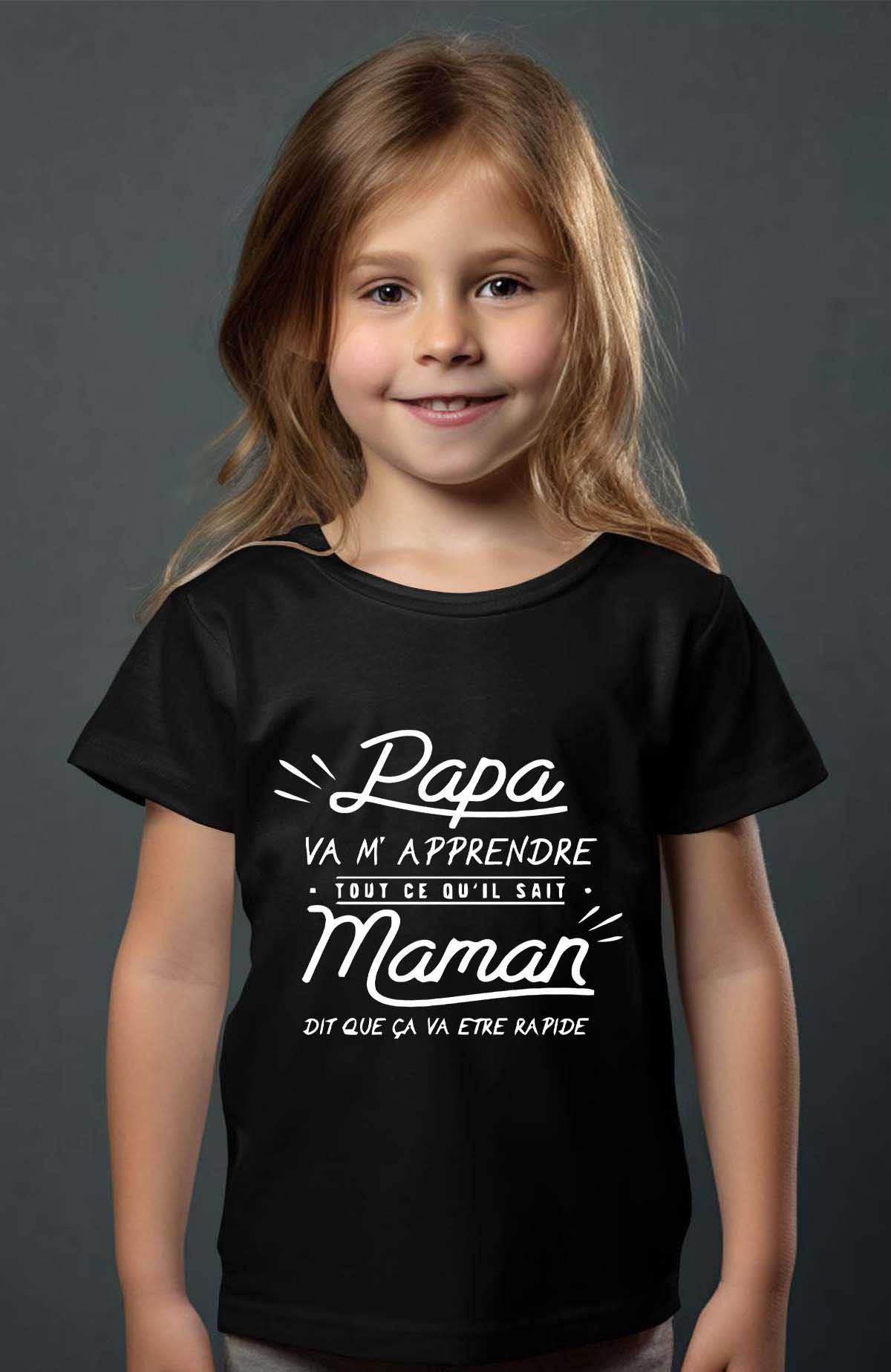 Mayorista I.A.L.D FRANCE - Papá enséñame - Camiseta niña