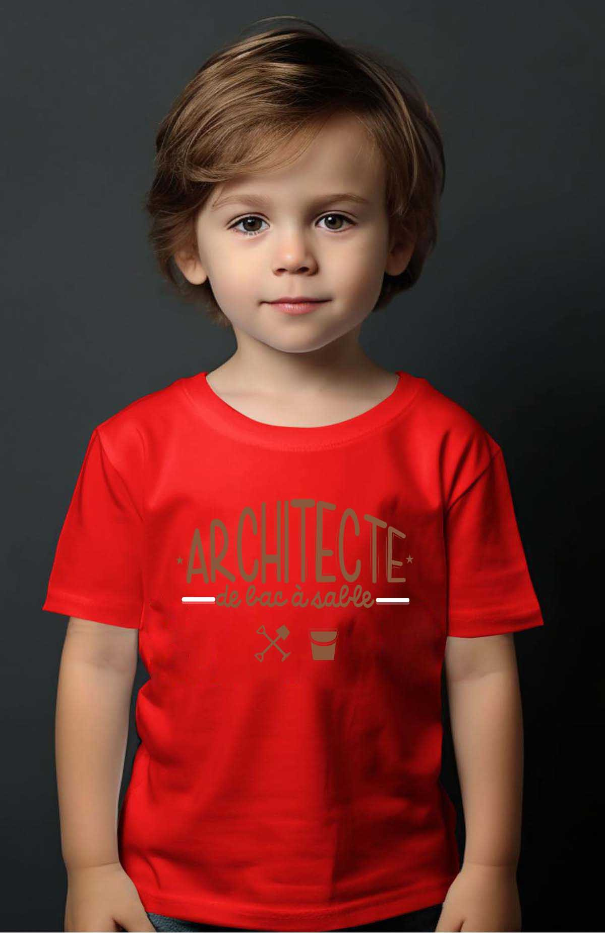 Grossiste I.A.L.D FRANCE - Architecte de bac a sable - T-shirt Garçon