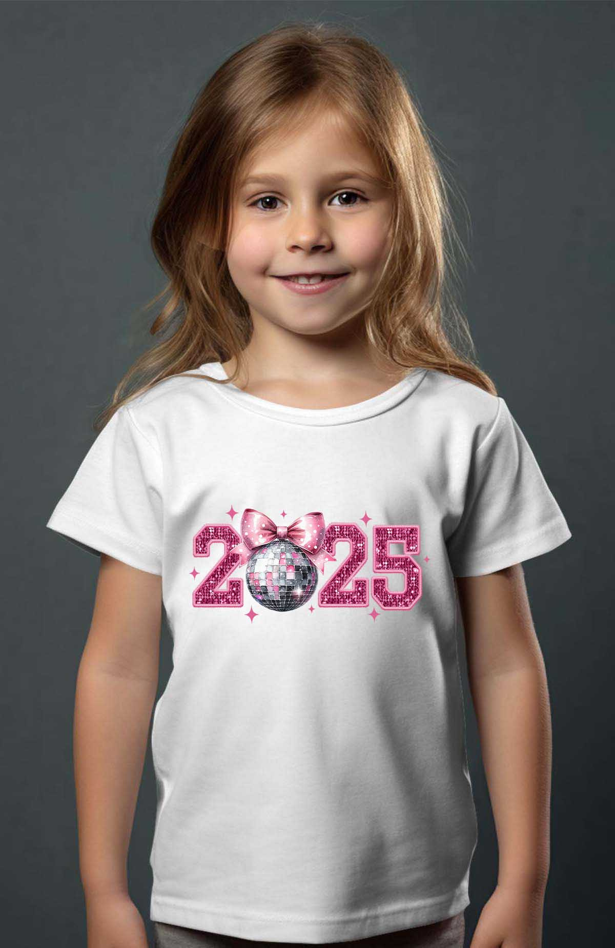 Grossiste I.A.L.D FRANCE - Bling pink25 - T-shirt Fille