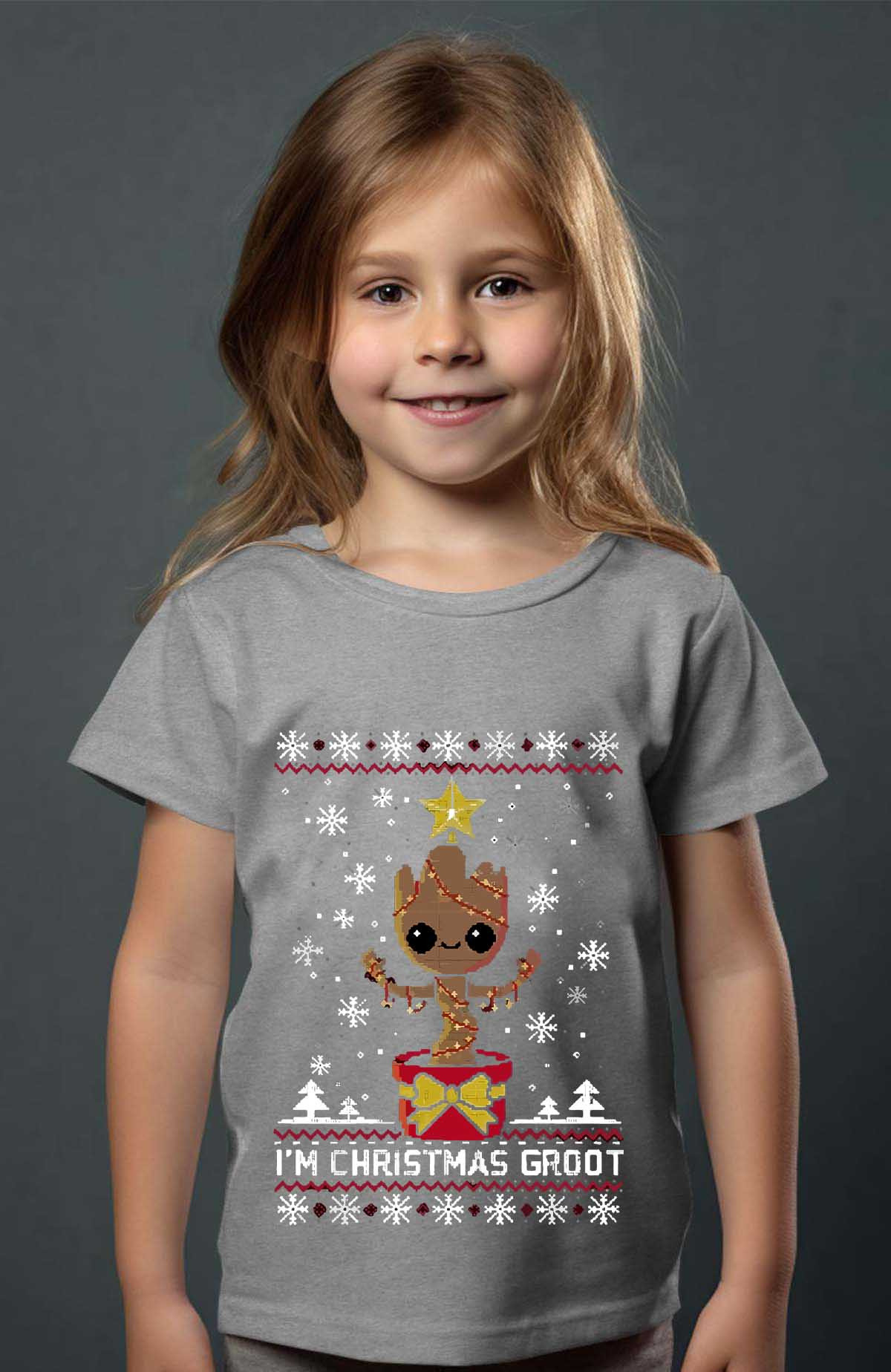 Grossiste I.A.L.D FRANCE - Xmasgroot - T-shirt Fille