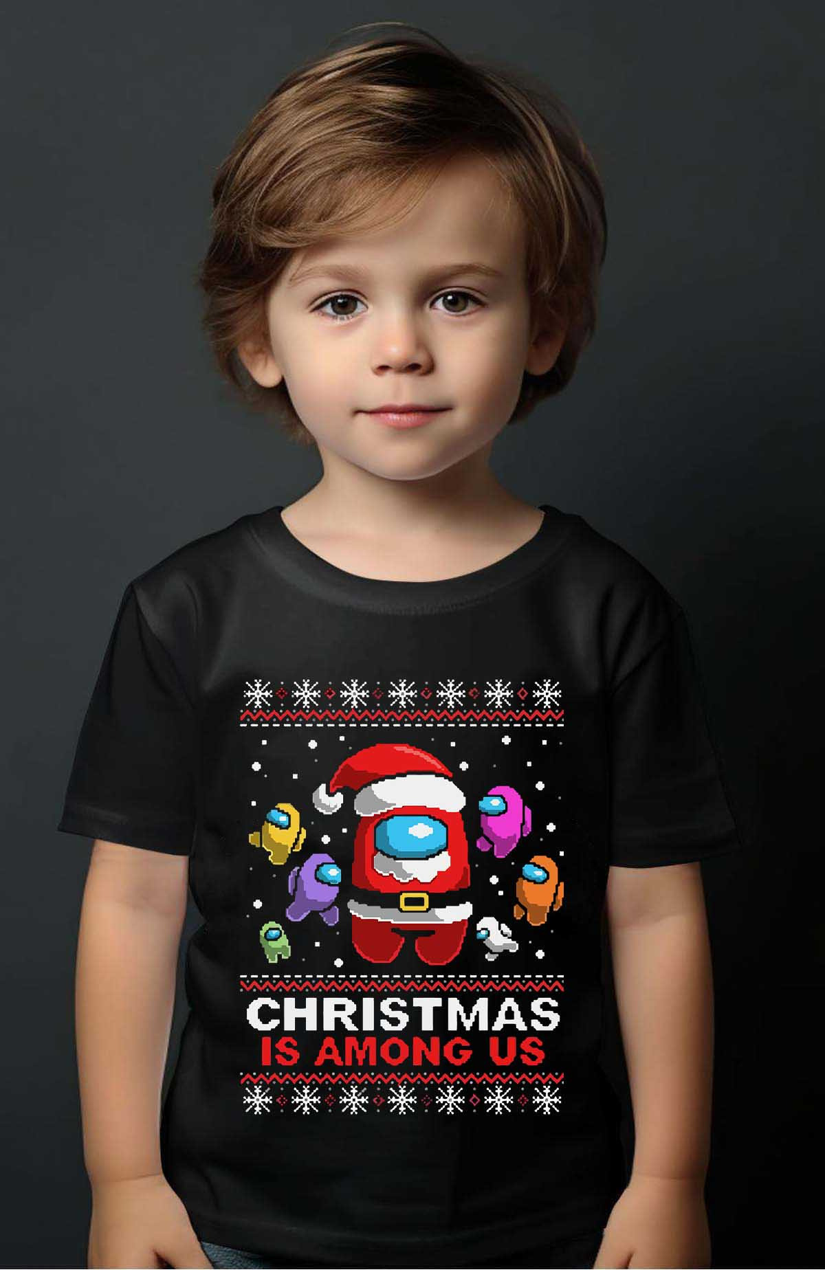 Grossiste I.A.L.D FRANCE - Among xmas - T-shirt Garçon