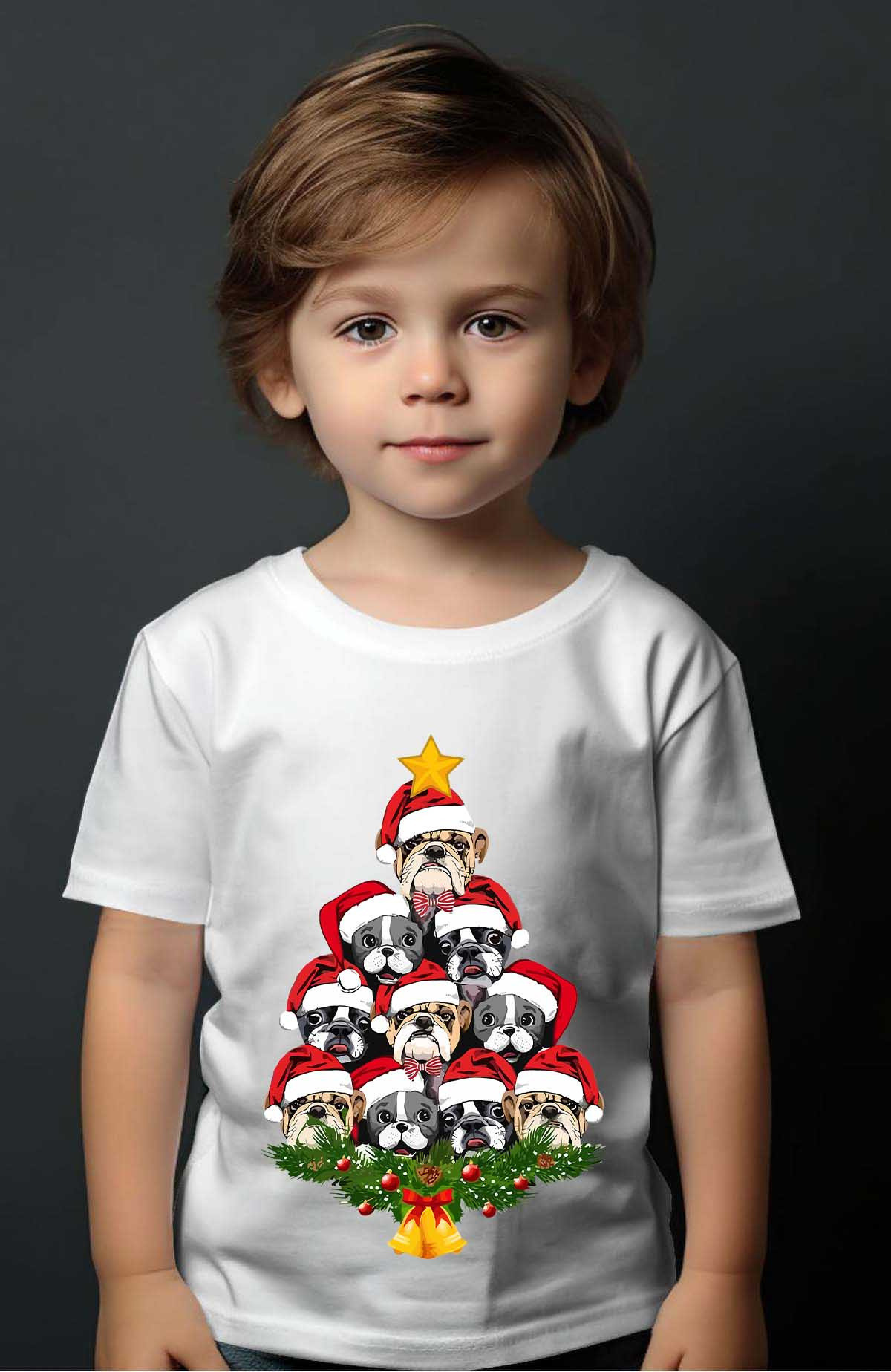 Grossiste I.A.L.D FRANCE - Sapin chien - T-shirt Garçon