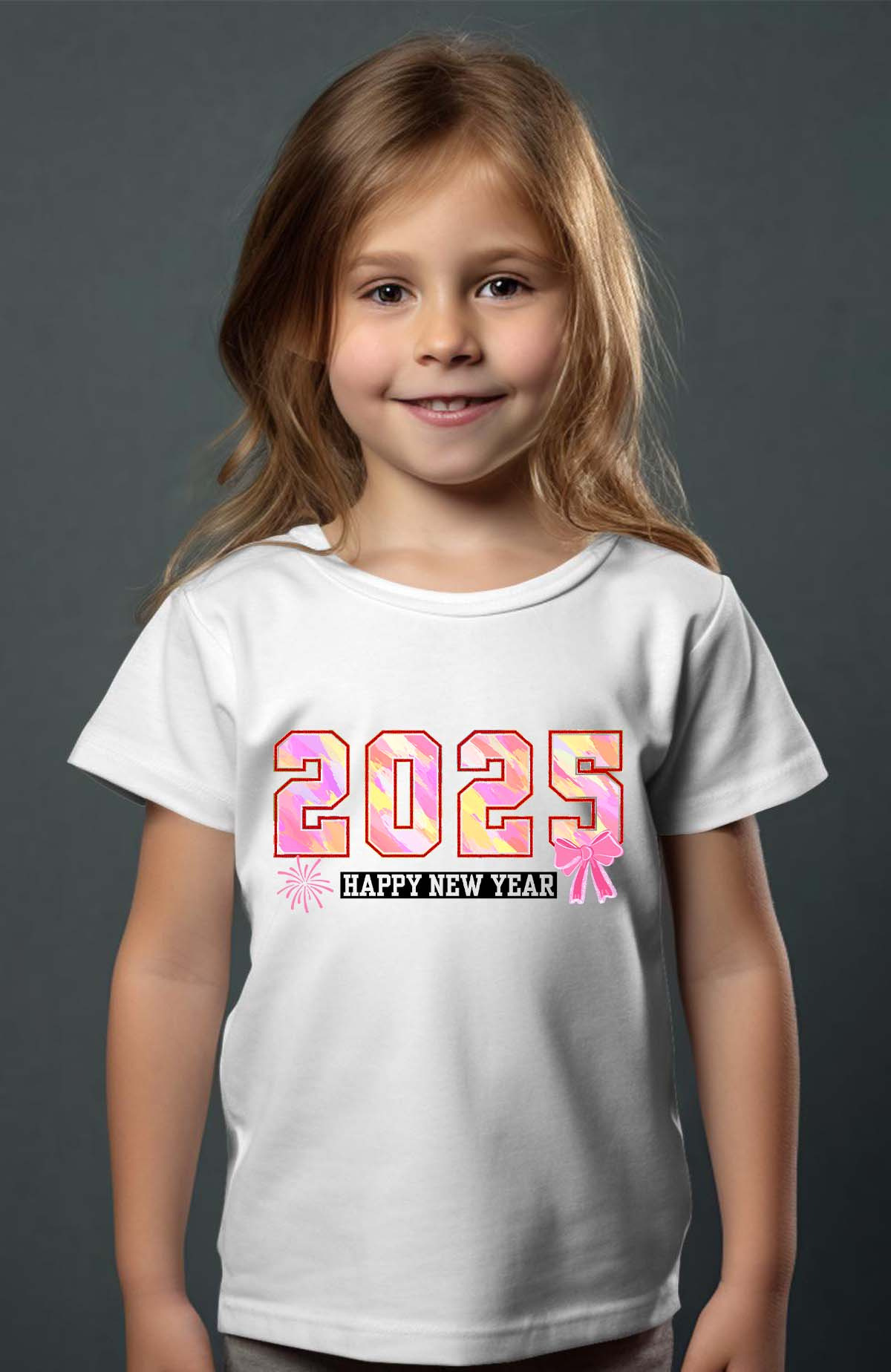 Mayorista I.A.L.D FRANCE - Happy New Year25 - Camiseta niña
