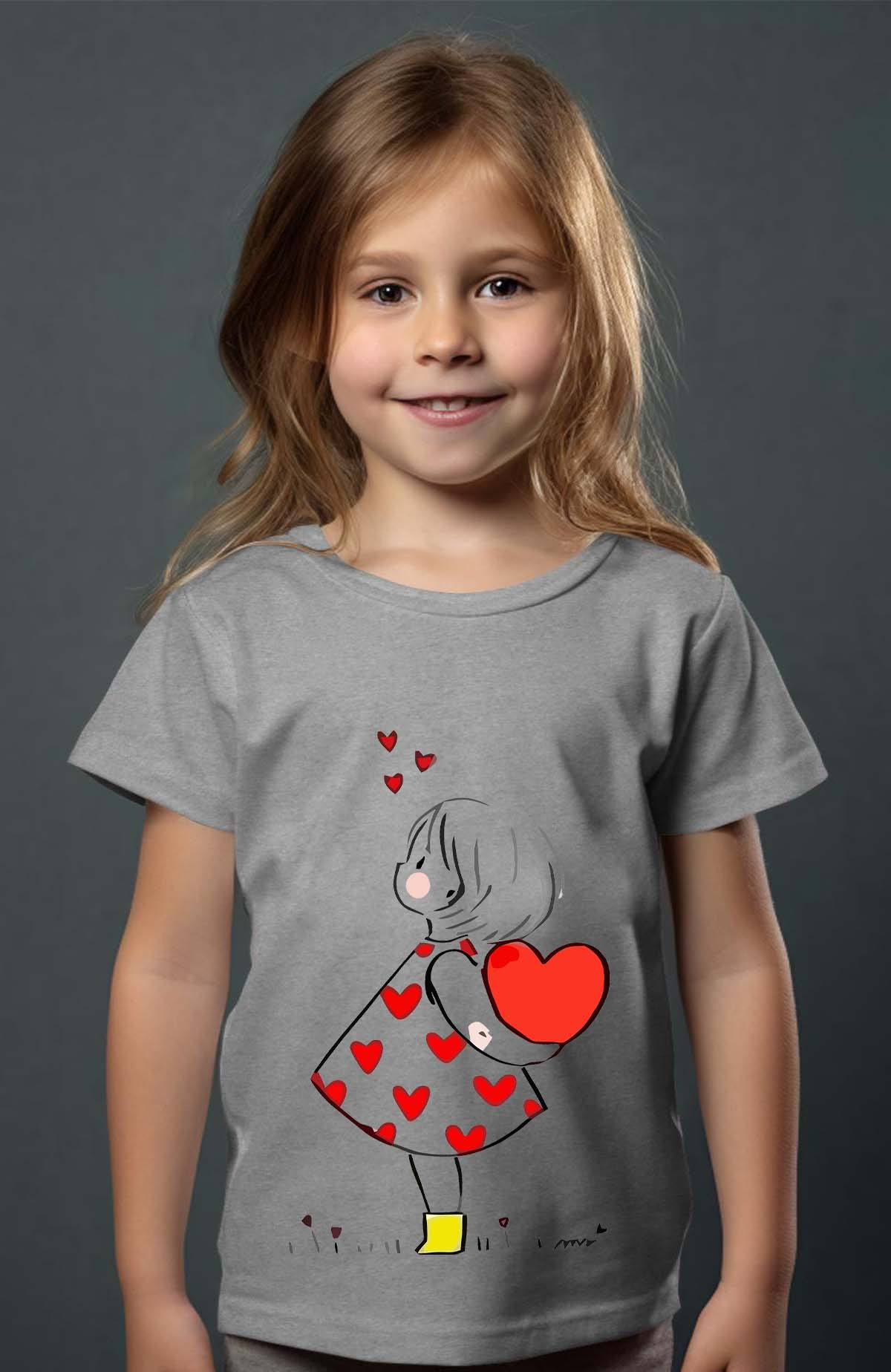 Mayorista I.A.L.D FRANCE - Corazón dos - Camiseta niña