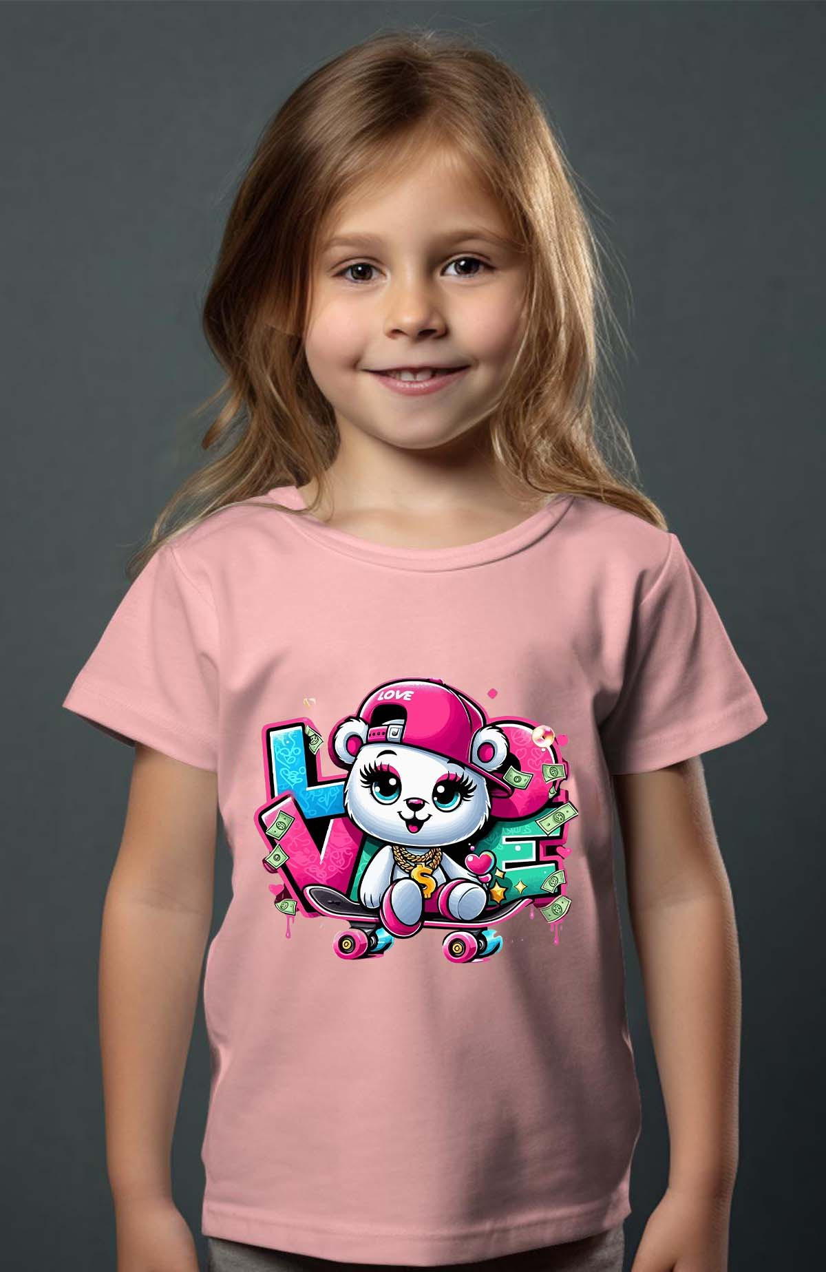 Grossiste I.A.L.D FRANCE - Nounours live skate - T-shirt Fille