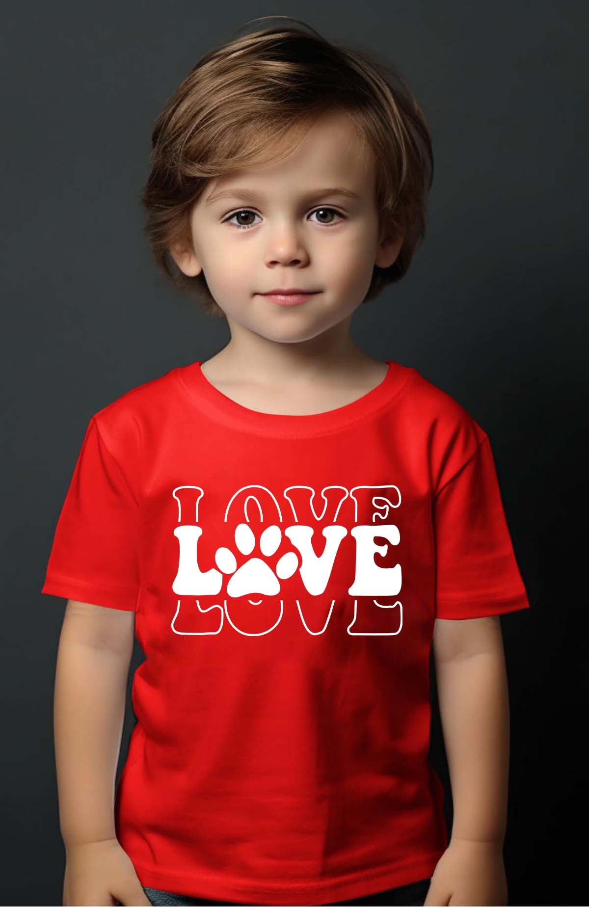 Grossiste I.A.L.D FRANCE - Paw Prin Love - T-shirt Garçon