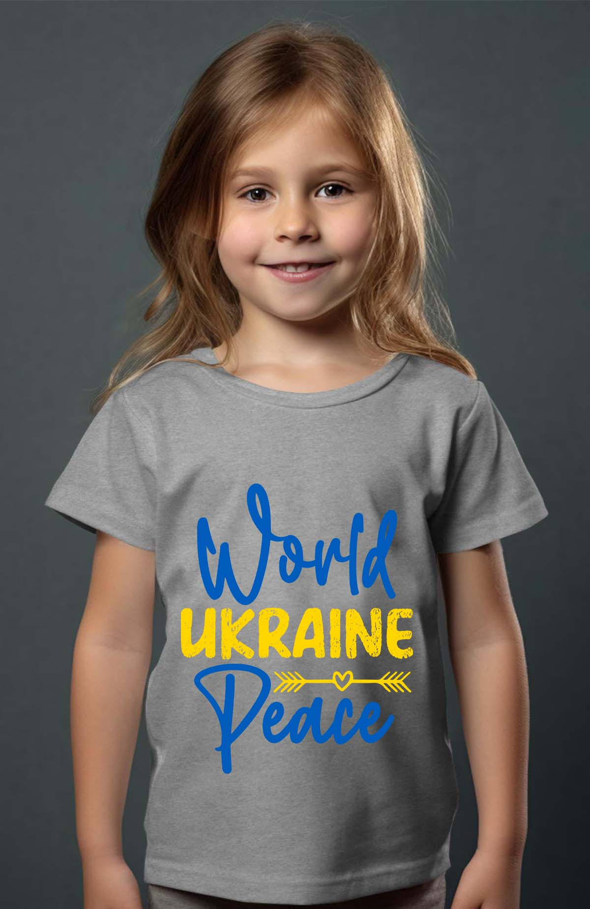 Grossista I.A.L.D FRANCE - Ucraina di pace - Maglietta per ragazze