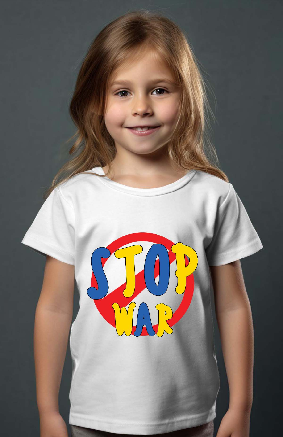Grossista I.A.L.D FRANCE - UKR Stop - Maglietta per ragazze