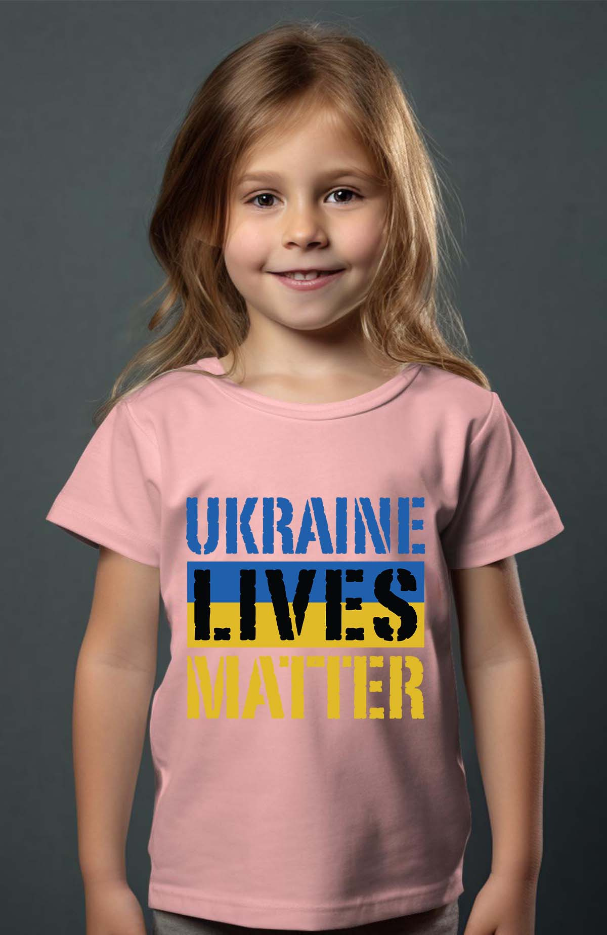 Grossiste I.A.L.D FRANCE - Ukraine matter - T-shirt Fille