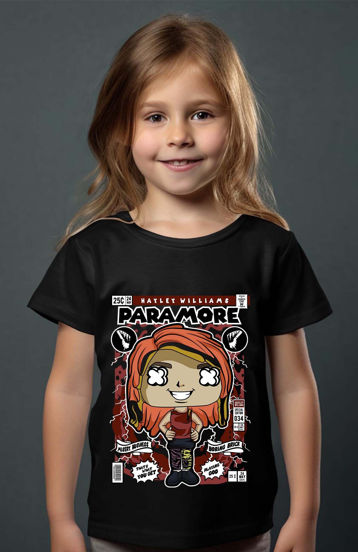 Großhändler I.A.L.D FRANCE - Funko Paramore - Mädchen T-Shirt