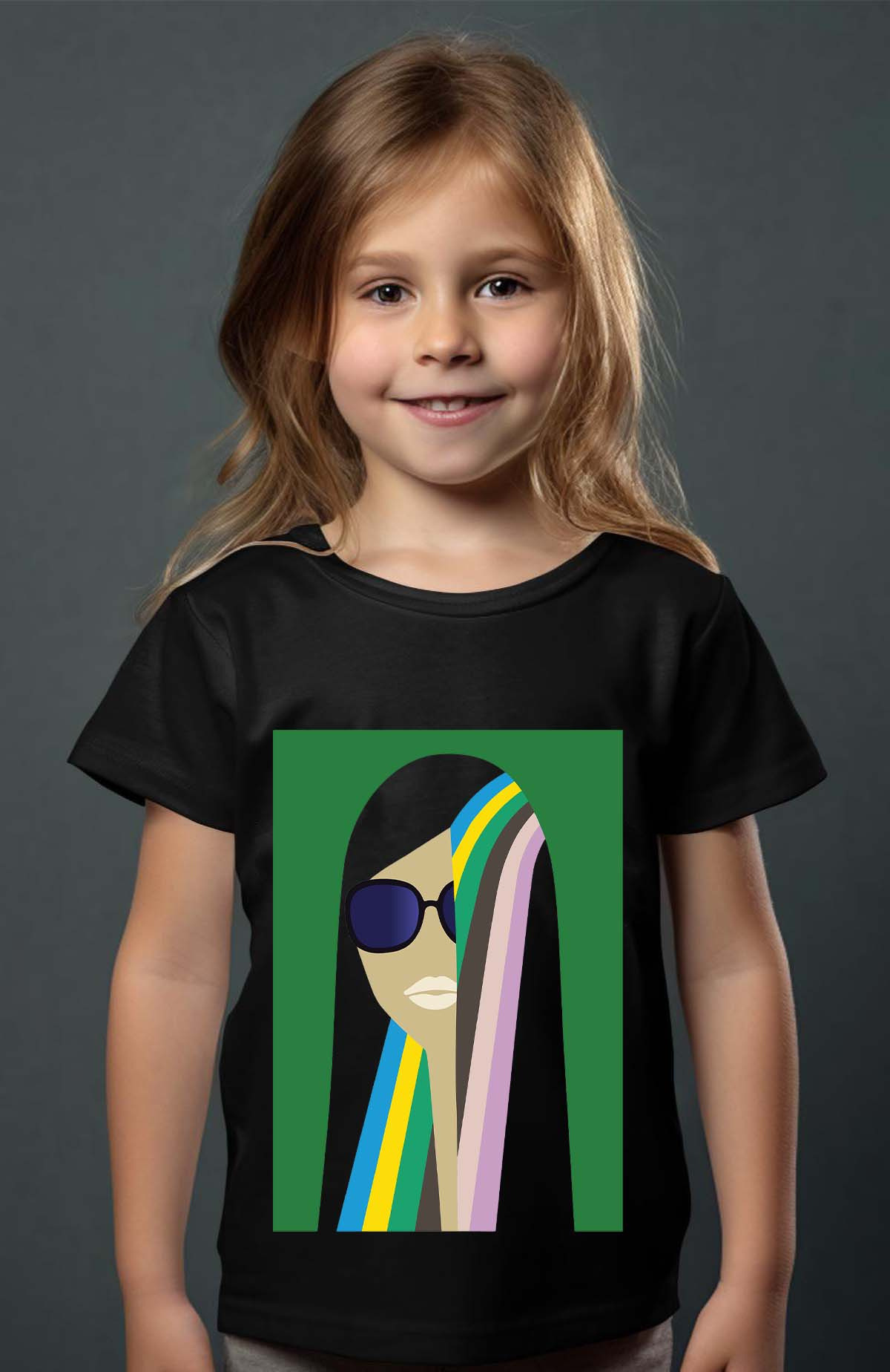 Wholesaler I.A.L.D FRANCE - Colorful hair V2025 - Tee Girl