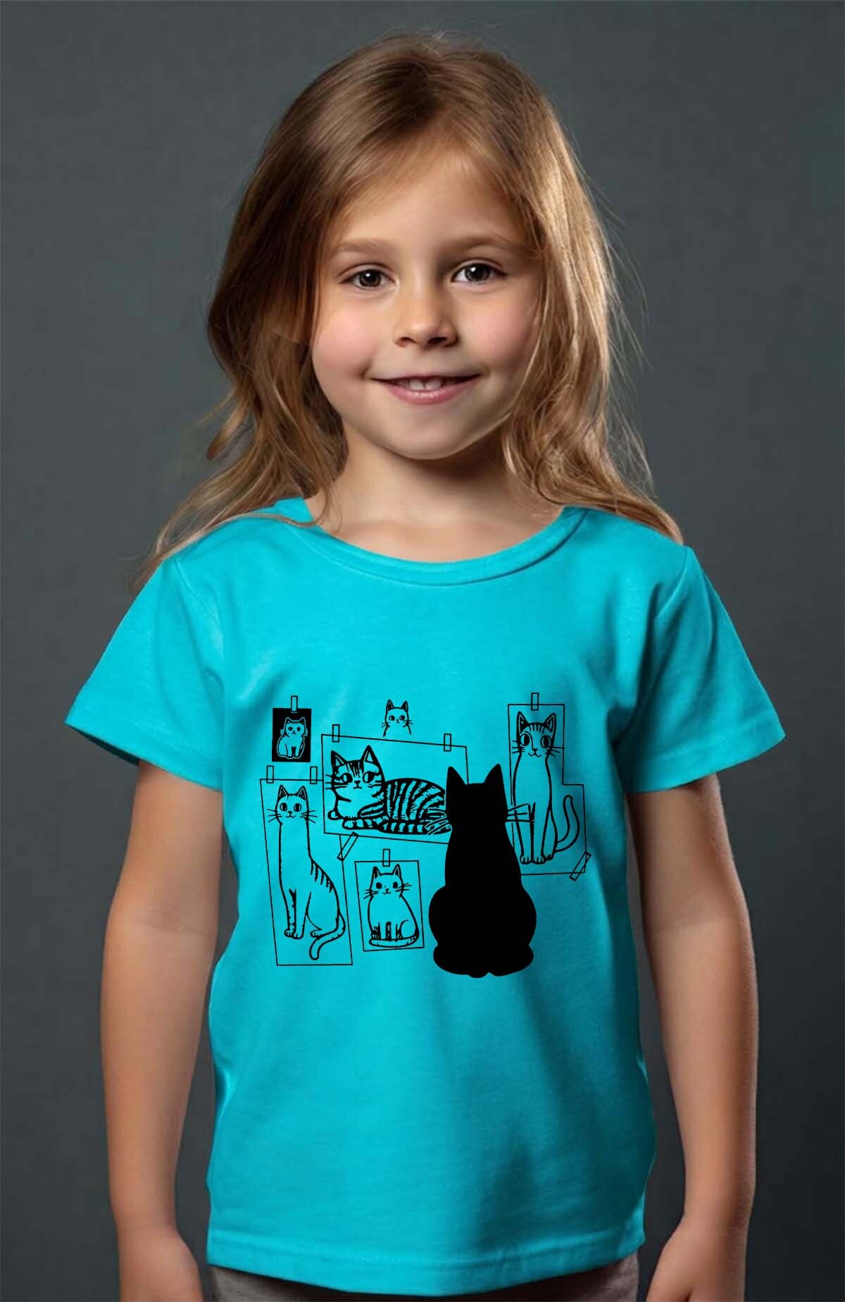 Wholesaler I.A.L.D FRANCE - cats frames - Tee Girl