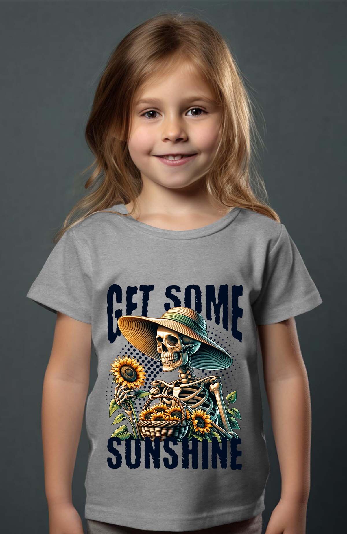 Grossiste I.A.L.D FRANCE - Spooky Sunflower - T-shirt Fille