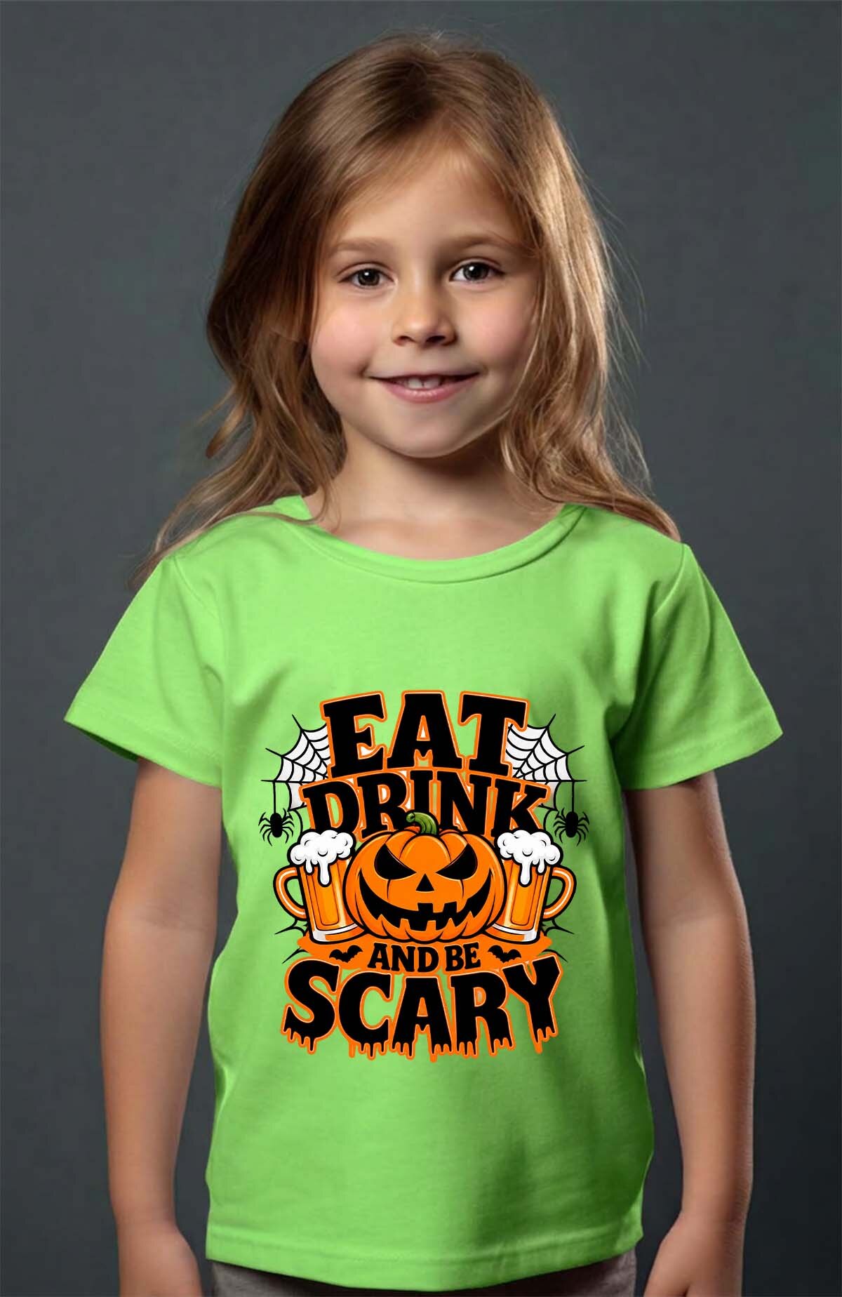 Grossiste I.A.L.D FRANCE - Eat drink halloween - T-shirt Fille