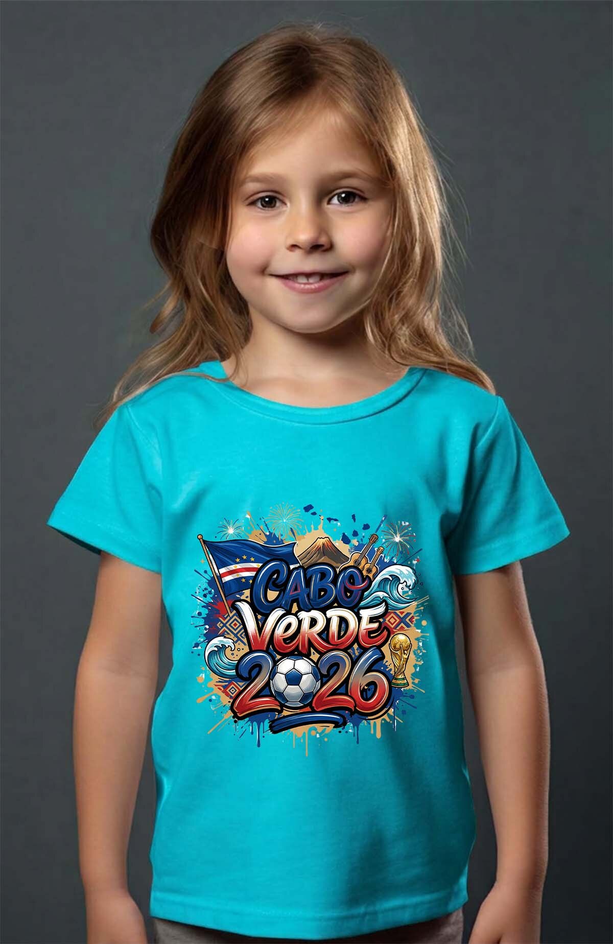 Grossiste I.A.L.D FRANCE - Cdm26 Cabo Verde - T-shirt Fille