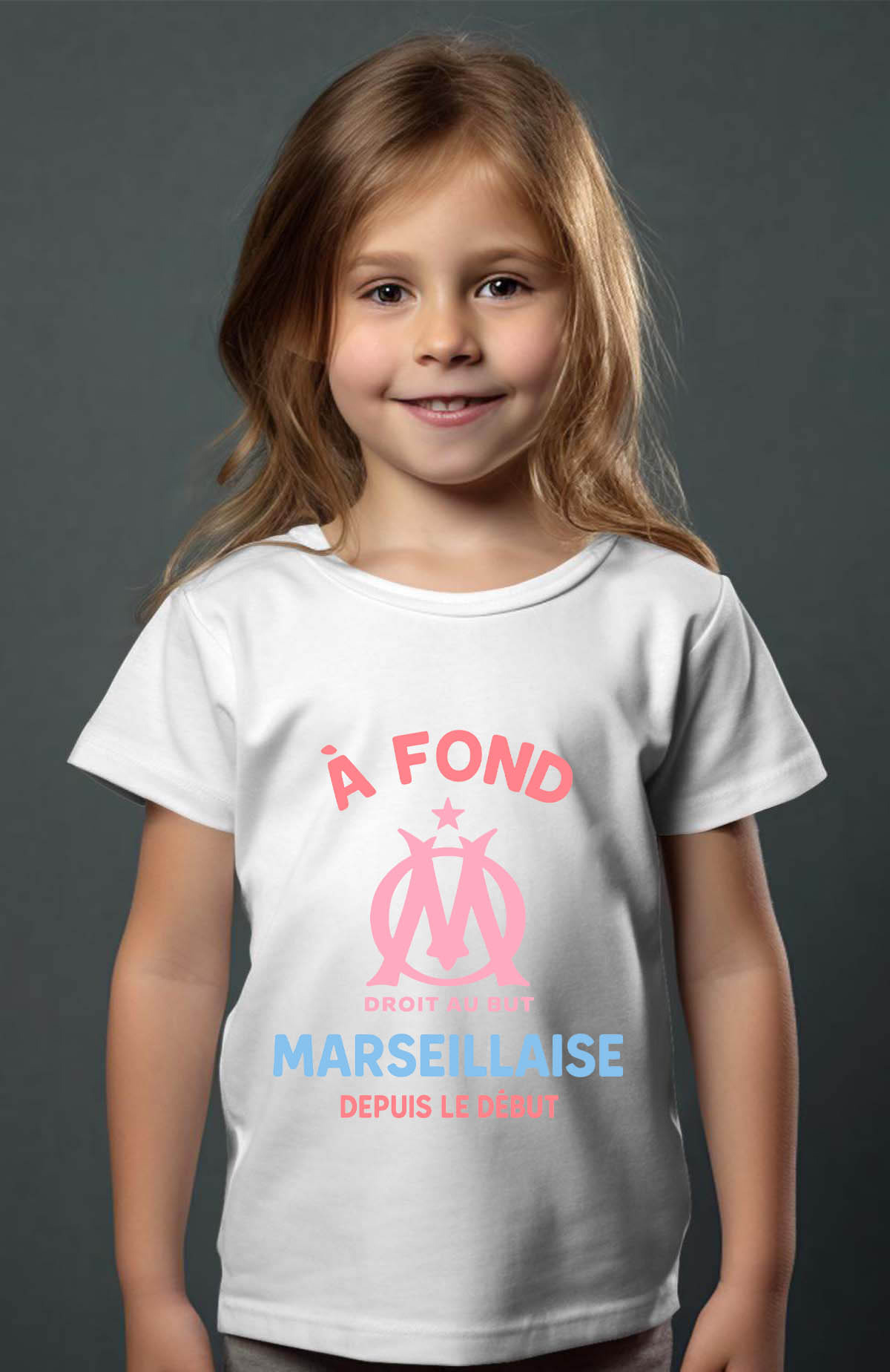 Grossiste I.A.L.D FRANCE - Fond marseillaise - T-shirt Fille