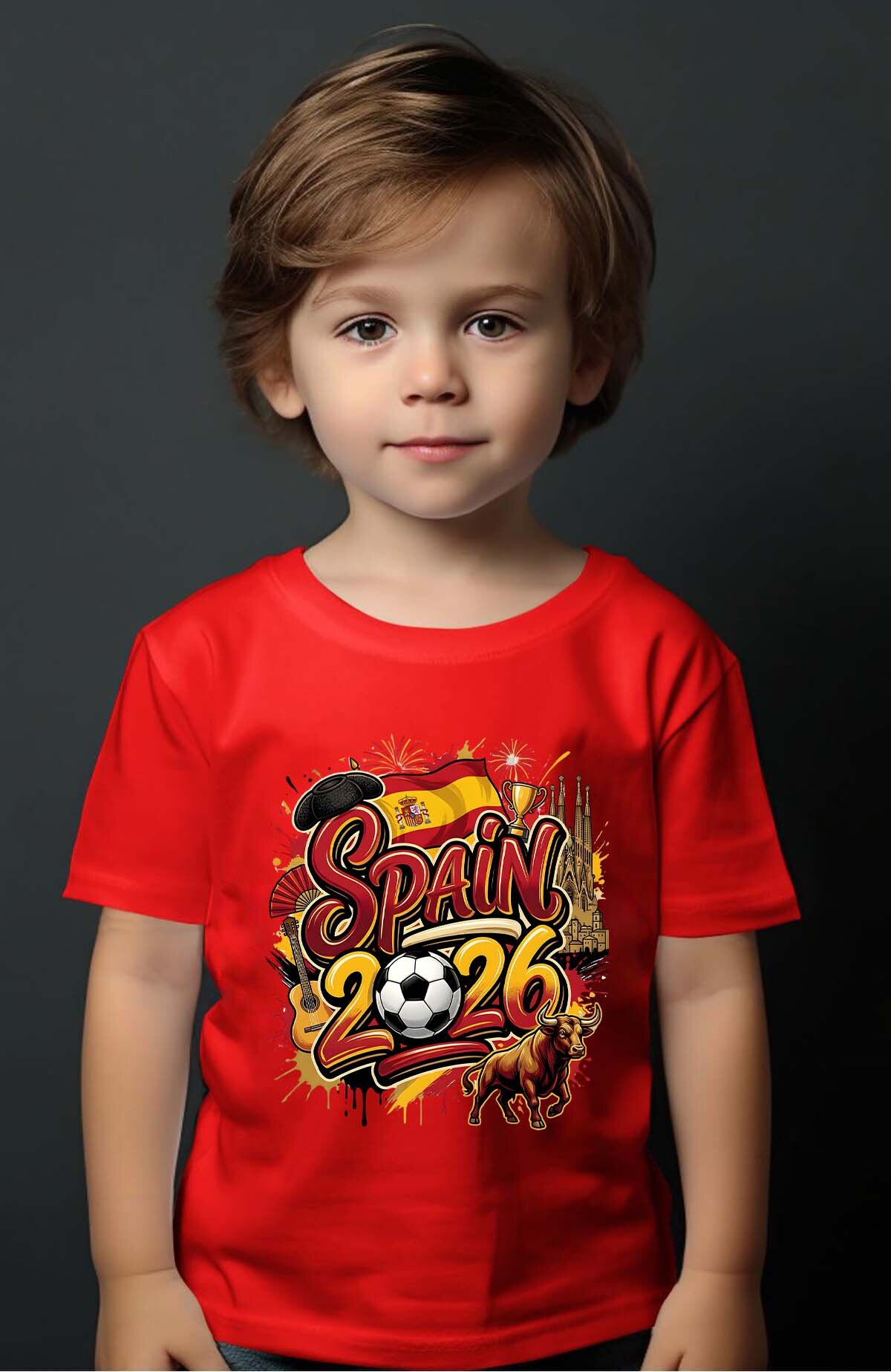 Grossiste I.A.L.D FRANCE - Cdm26 Spain - T-shirt Garçon