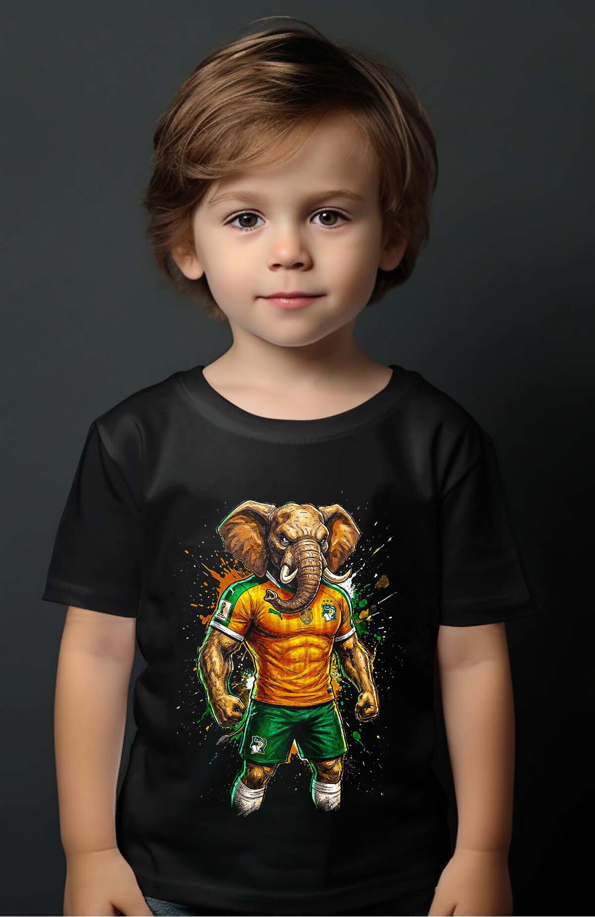 Grossiste I.A.L.D FRANCE - Cote d'ivoire 1 Mascot - T-shirt Garçon