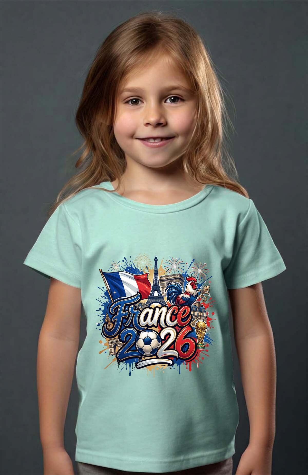 Grossiste I.A.L.D FRANCE - Cdm26 France - T-shirt Fille