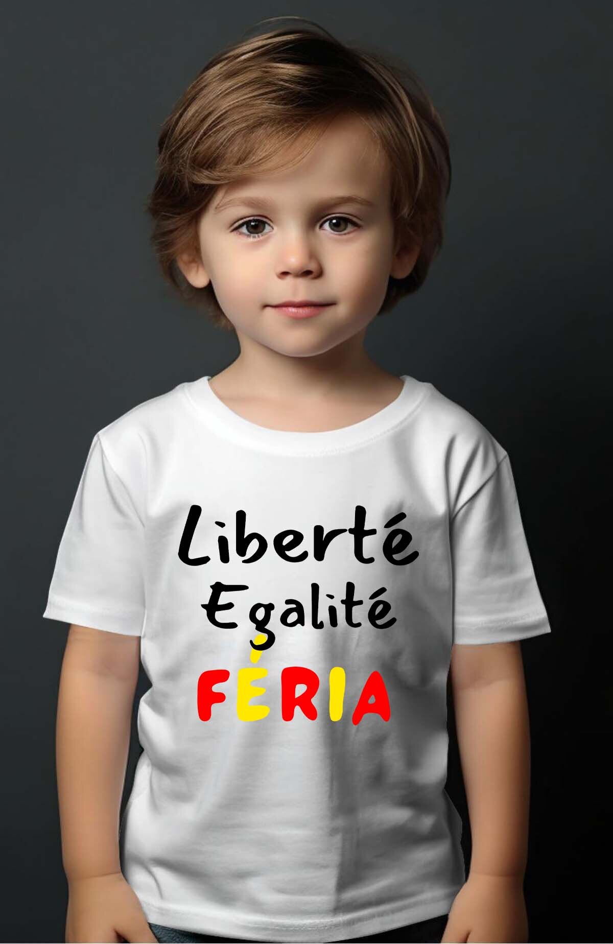 Grossiste I.A.L.D FRANCE - Liberte egality feria - T-shirt Garçon