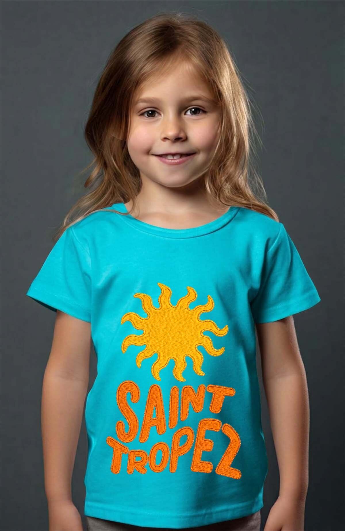 Grossiste I.A.L.D FRANCE - Soleil st tropez - T-shirt Fille