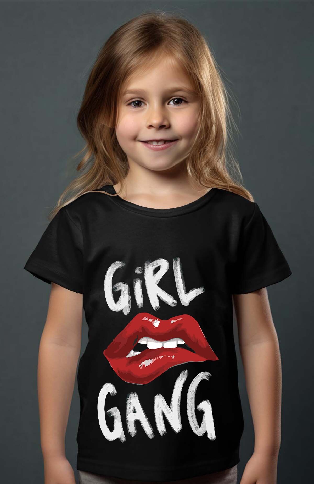 Großhändler I.A.L.D FRANCE - Girl Gang WEISS - Mädchen T-Shirt
