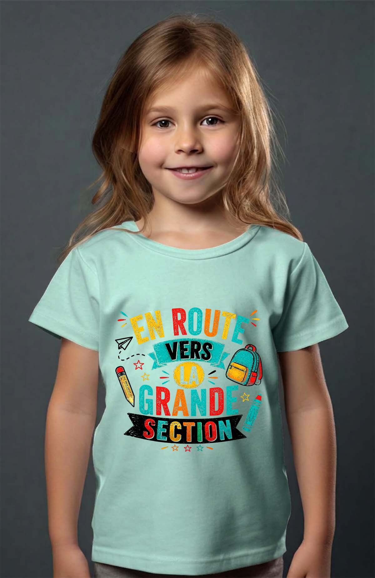 Grossiste I.A.L.D FRANCE - Route Grd section - T-shirt Fille