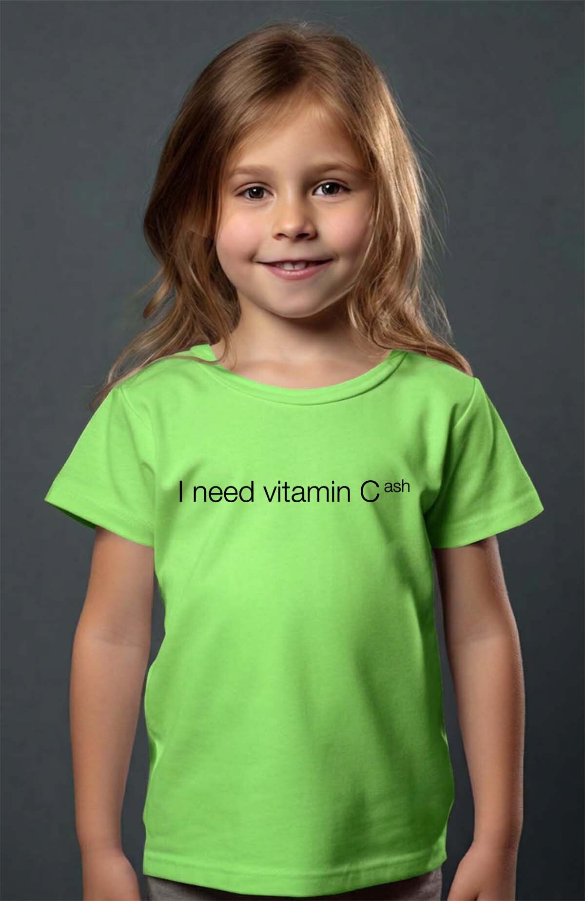Mayorista I.A.L.D FRANCE - Need viamin cash - Camiseta Niña