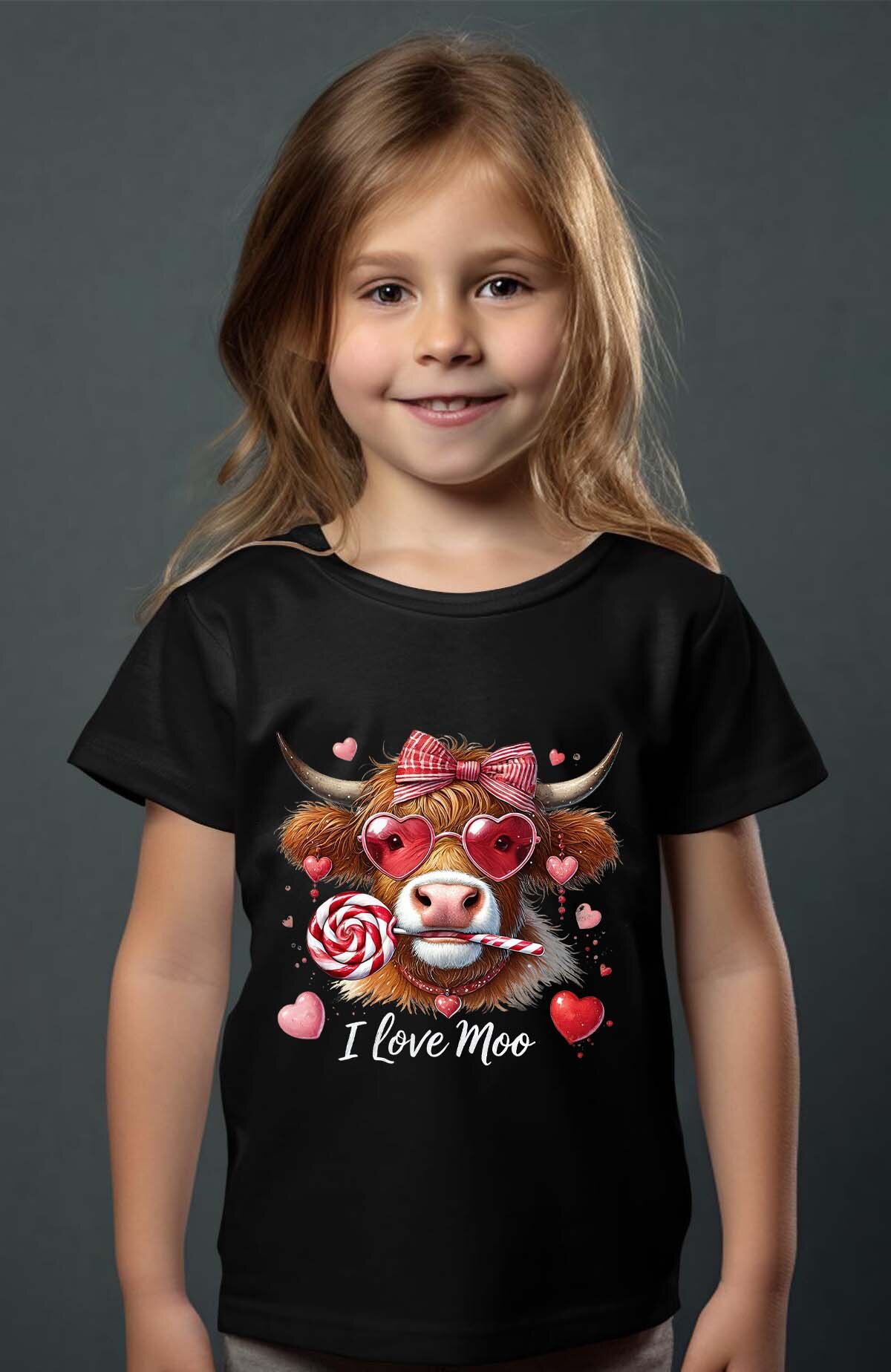 Großhändler I.A.L.D FRANCE - I Love Moo - Mädchen T-Shirt