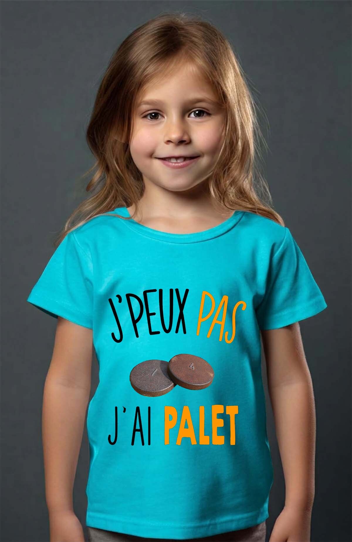 Grossiste I.A.L.D FRANCE - J ai palet - T-shirt Fille