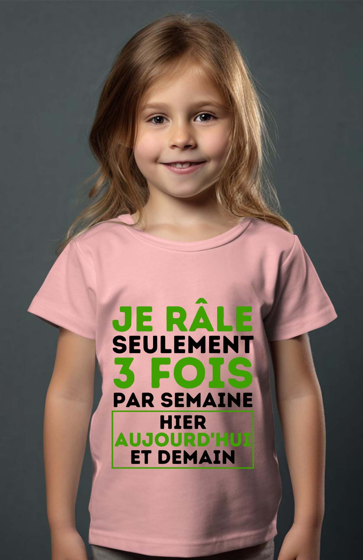 Grossiste I.A.L.D FRANCE - Rale trois - T-shirt Fille
