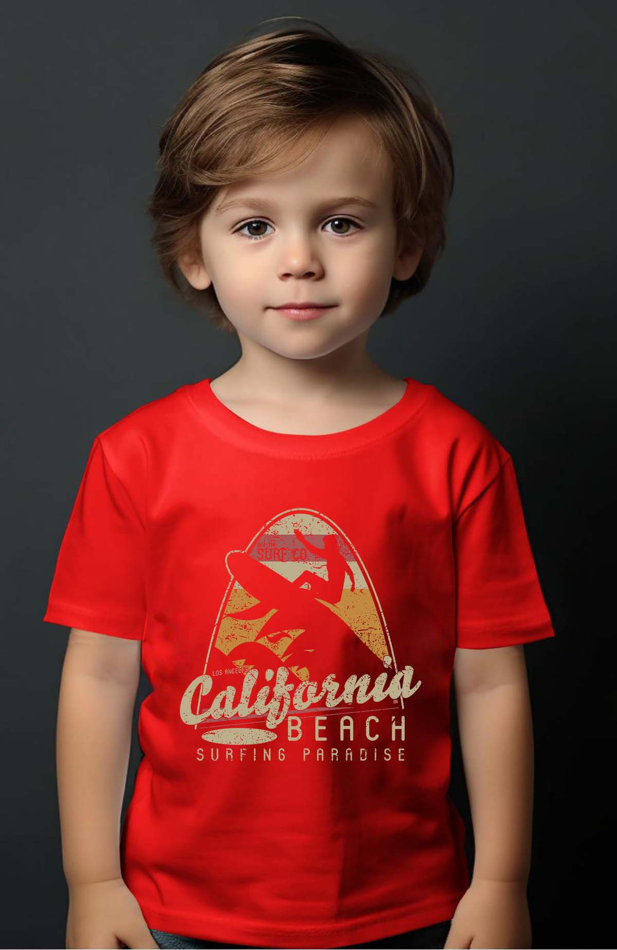 Wholesaler I.A.L.D FRANCE - California retro Surf - Tee Boy