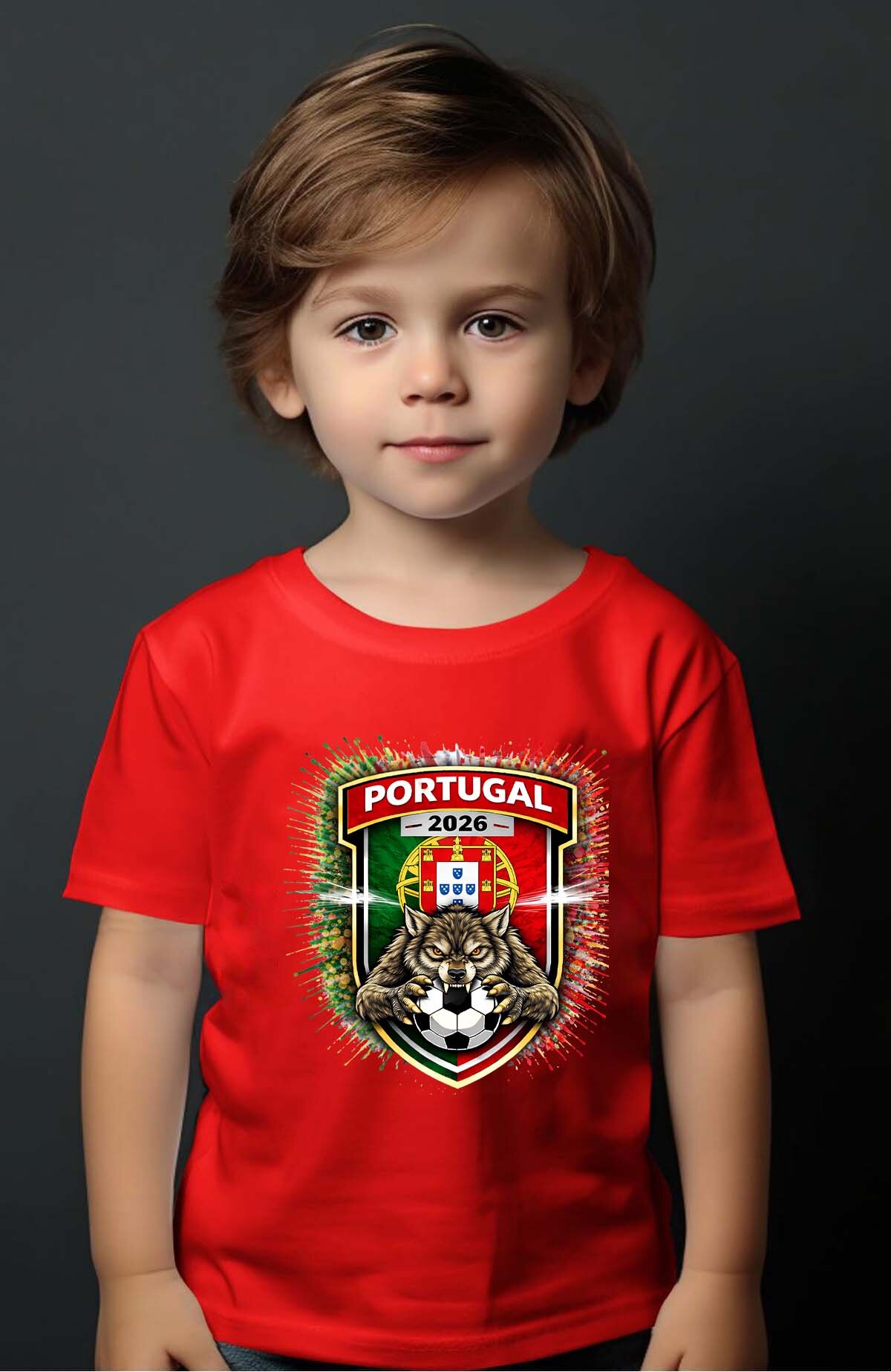 Grossiste I.A.L.D FRANCE - Patch Portugal - T-shirt Garçon