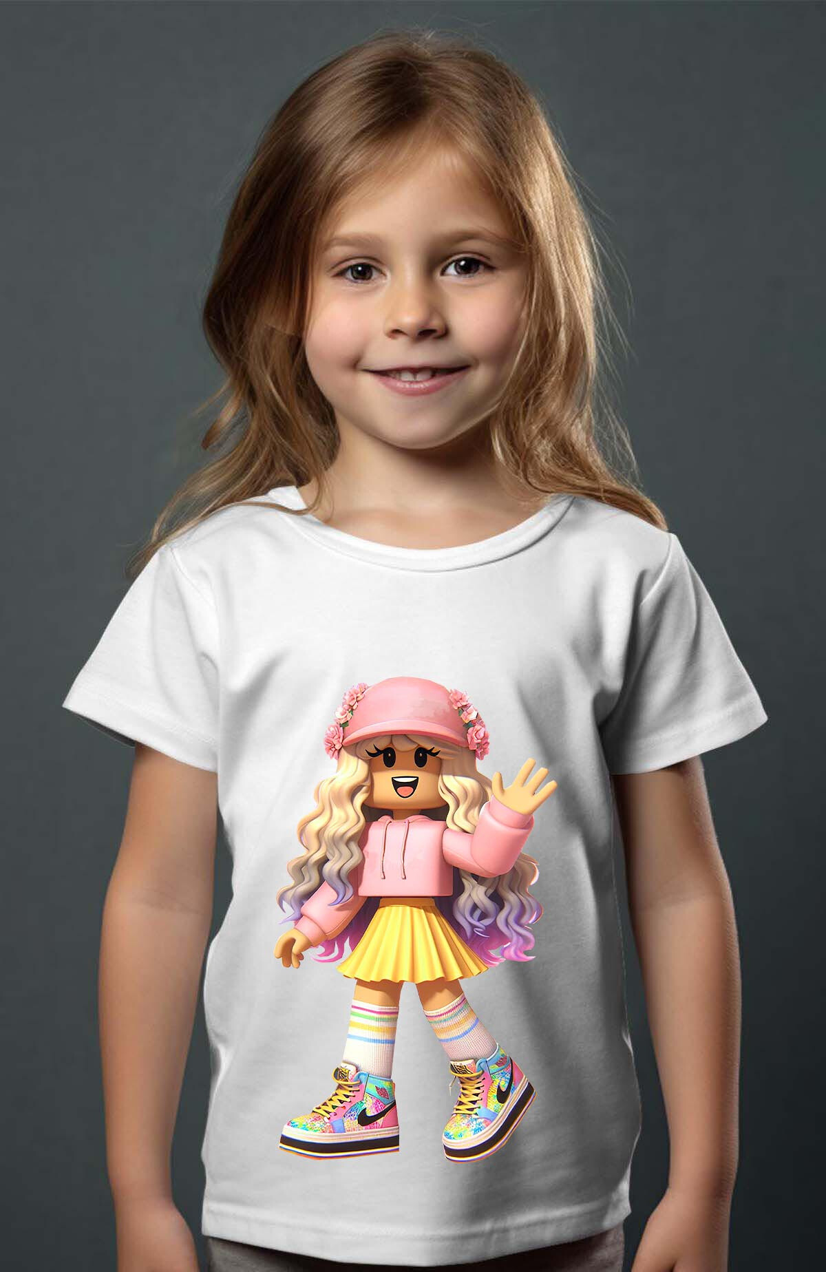 Grossiste I.A.L.D FRANCE - Blond Rob - T-shirt Fille
