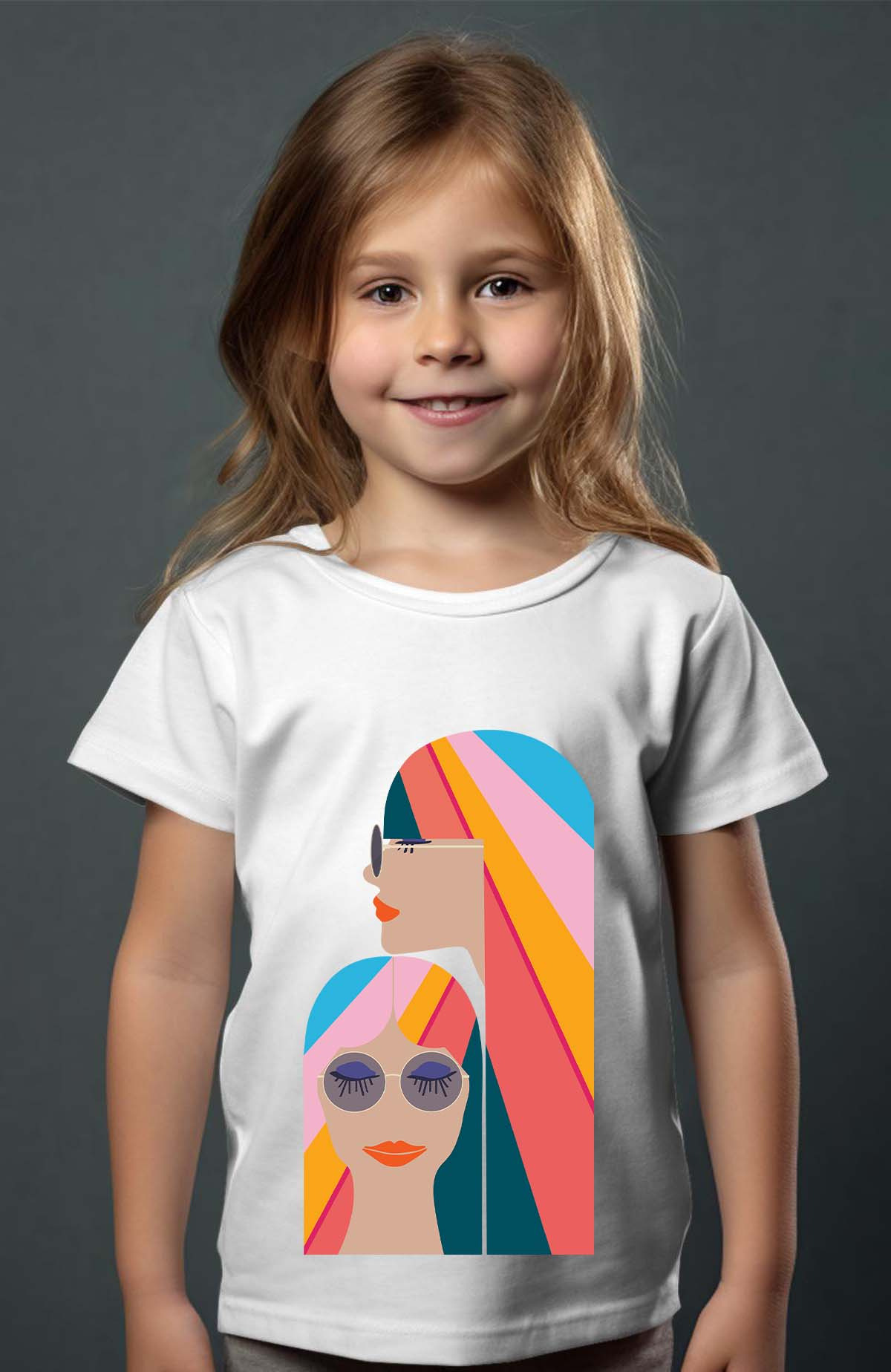 Grossiste I.A.L.D FRANCE - Profil face - T-shirt Fille