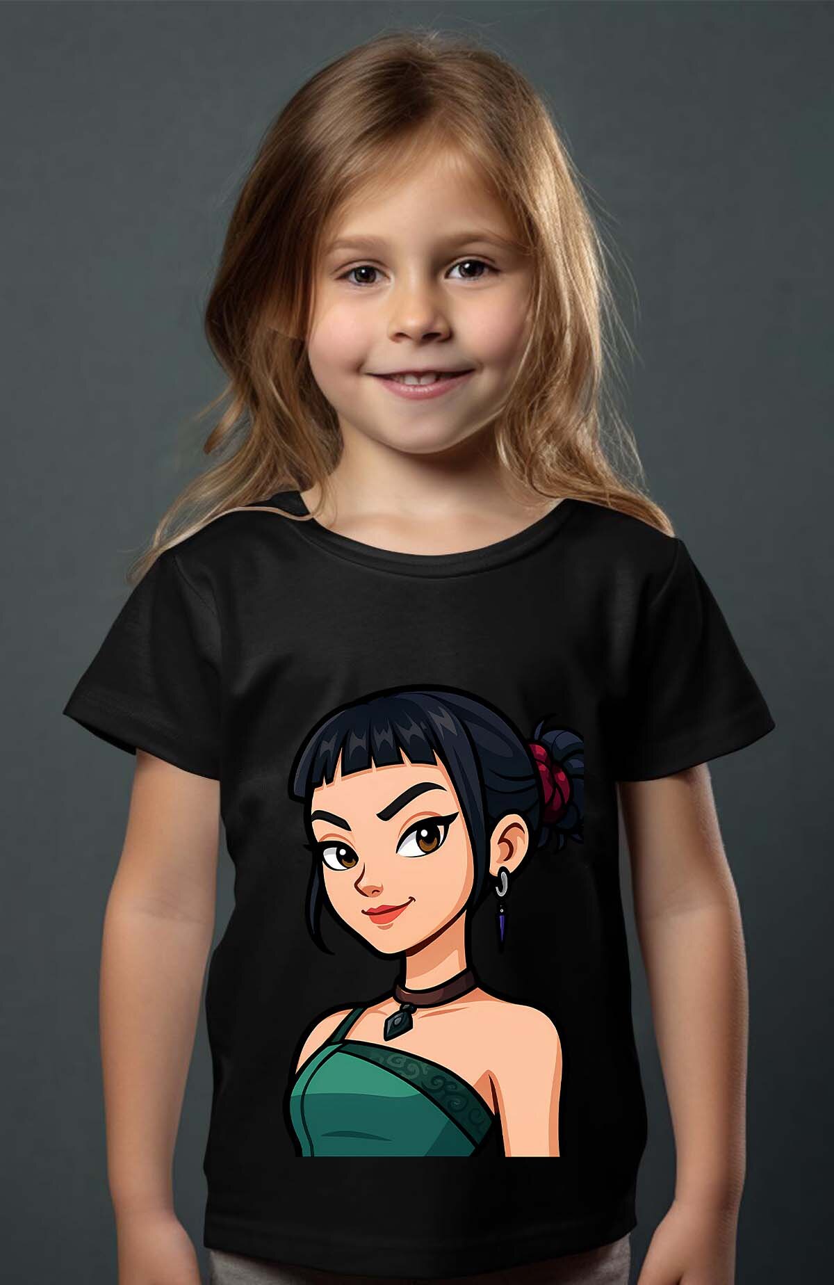 Grossiste I.A.L.D FRANCE - Zoey cartoon - T-shirt Fille