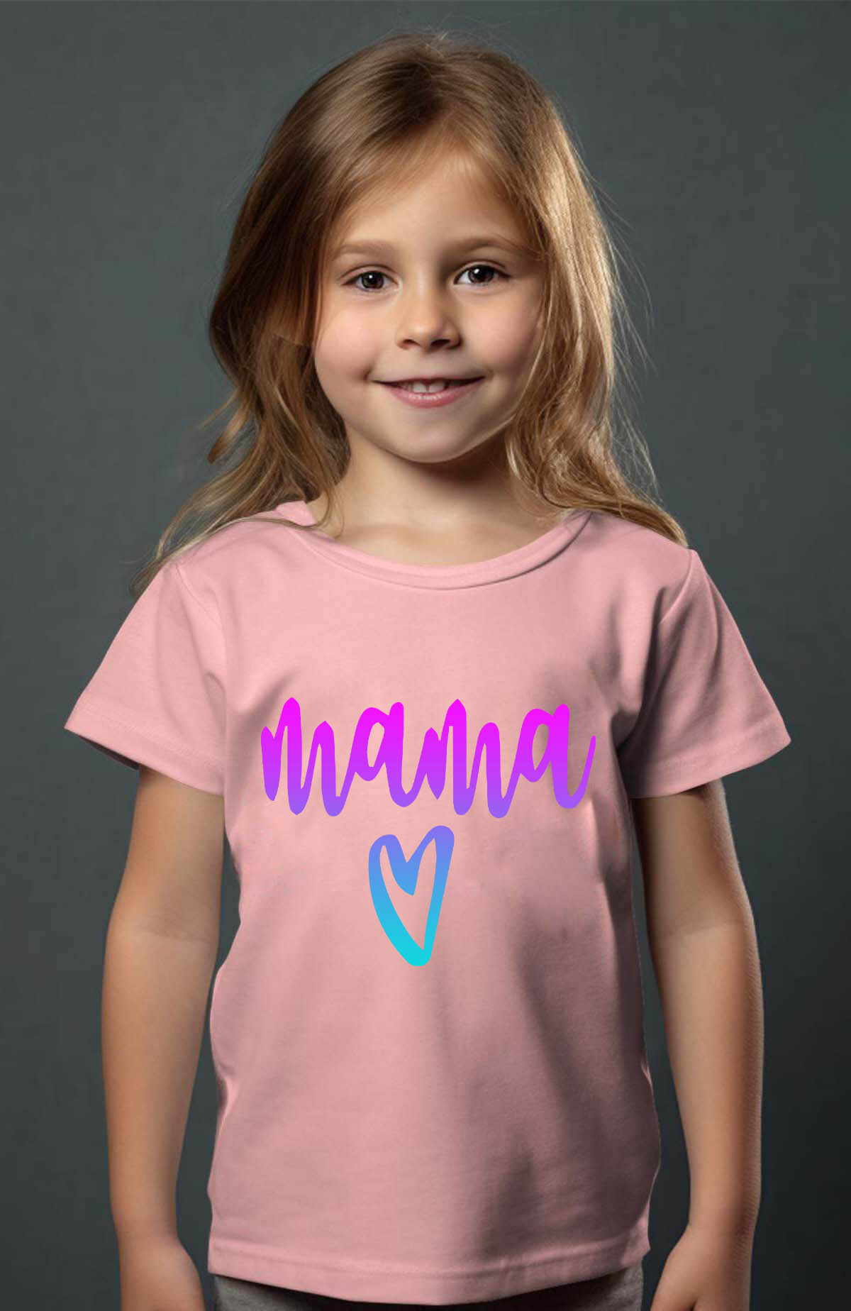 Grossiste I.A.L.D FRANCE - mama coeur - T-shirt Fille