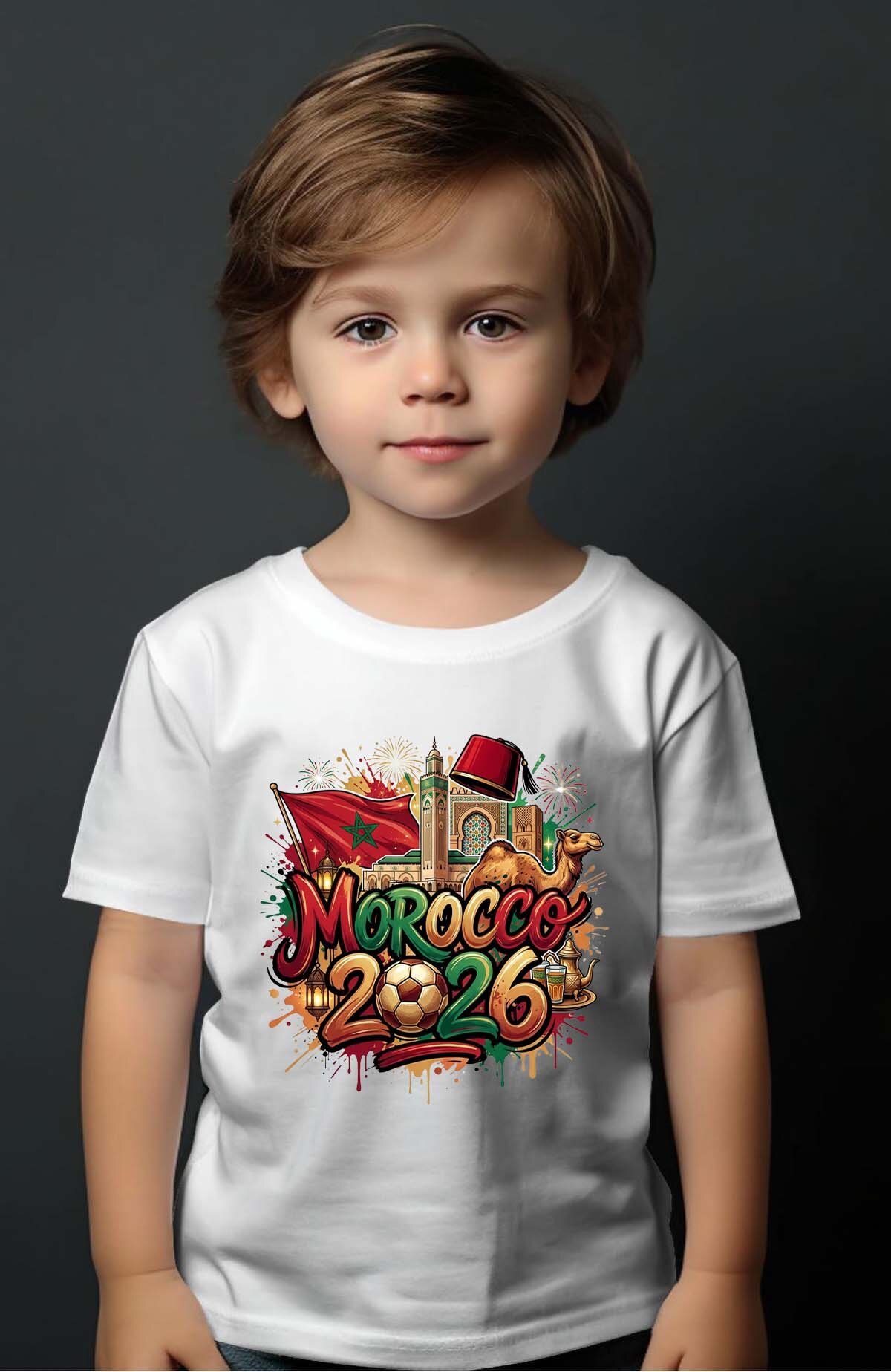 Grossiste I.A.L.D FRANCE - Cdm26 Morocco - T-shirt Garçon