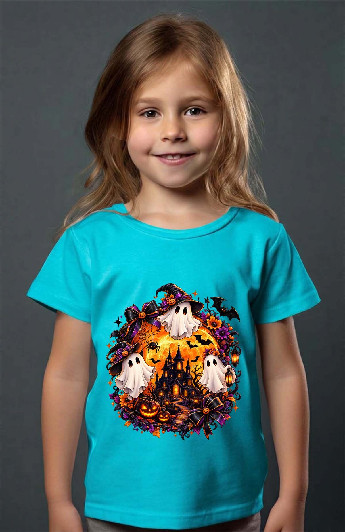 Grossiste I.A.L.D FRANCE - Boo ghost halloween - T-shirt Fille