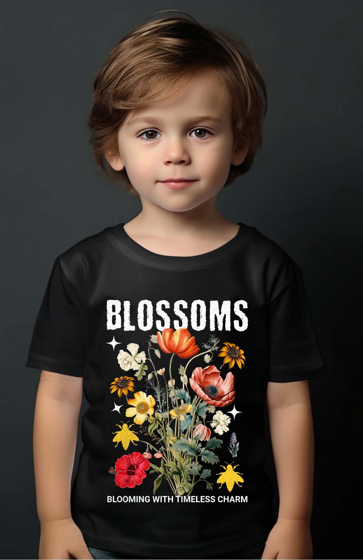 Großhändler I.A.L.D FRANCE - Timeless Bloom - Jungen T-Shirt