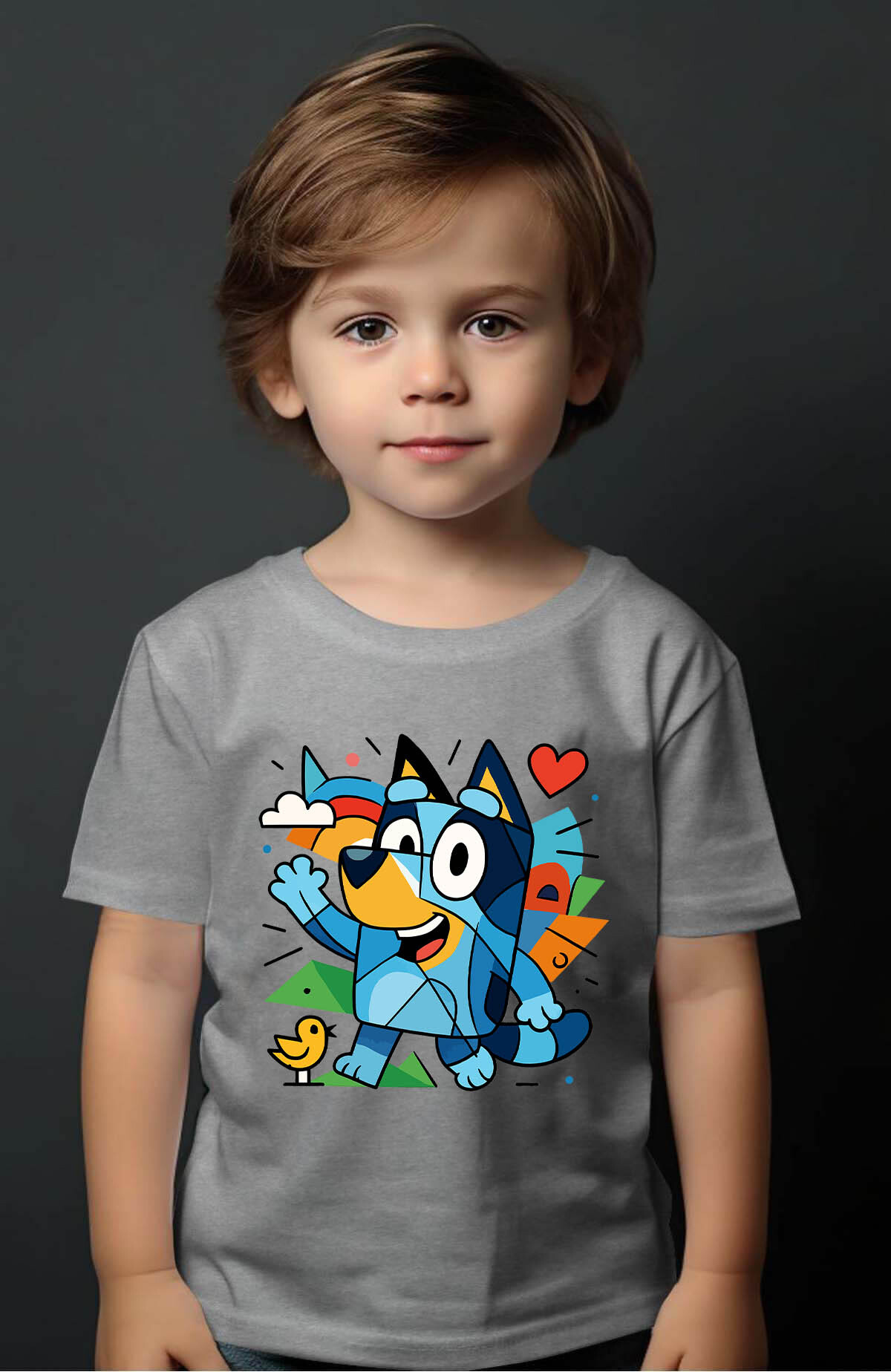Grossiste I.A.L.D FRANCE - Bluey cubiste - T-shirt Garçon