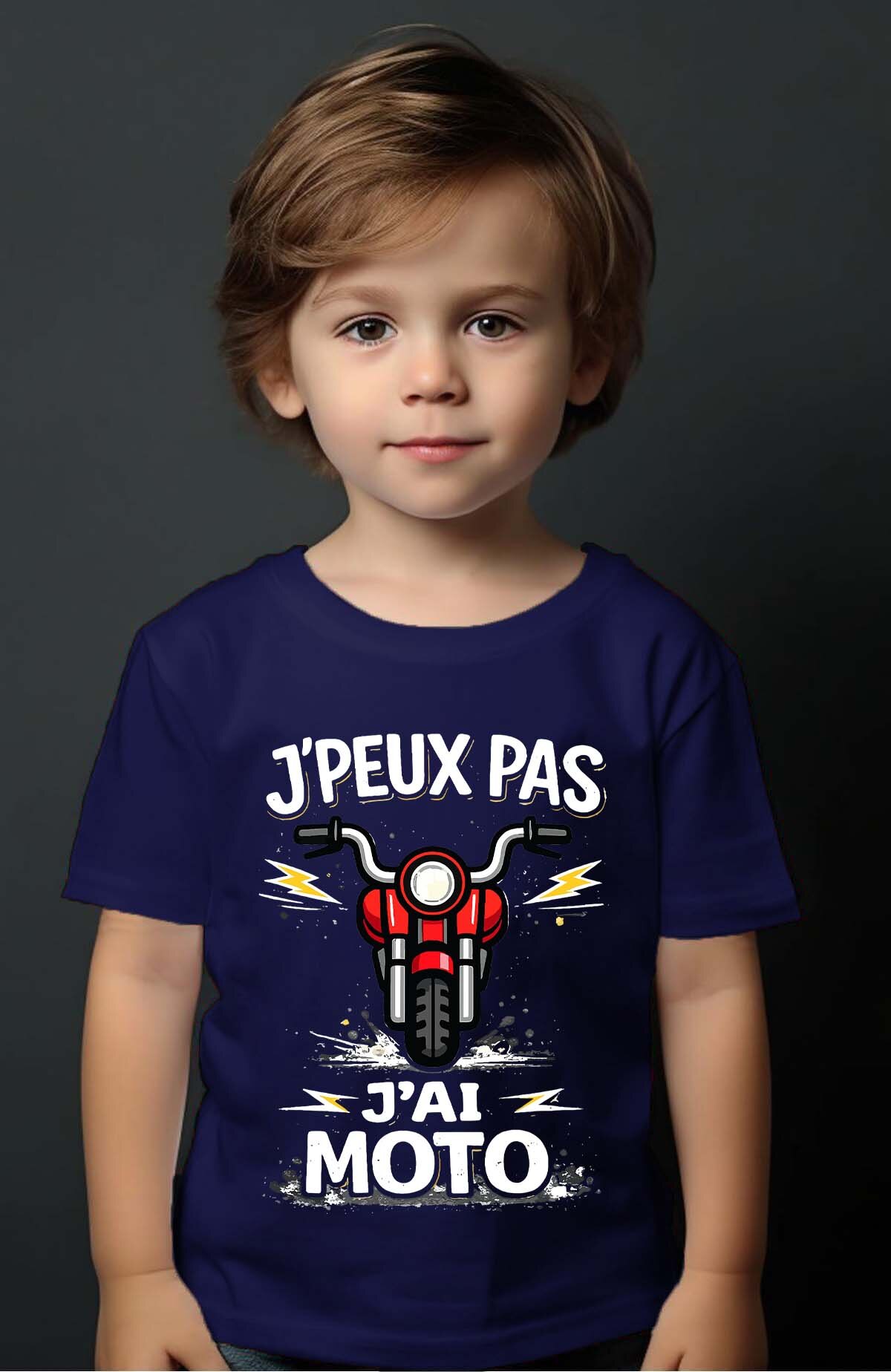 Grossiste I.A.L.D FRANCE - Peux pas... Moto Styl - T-shirt Garçon